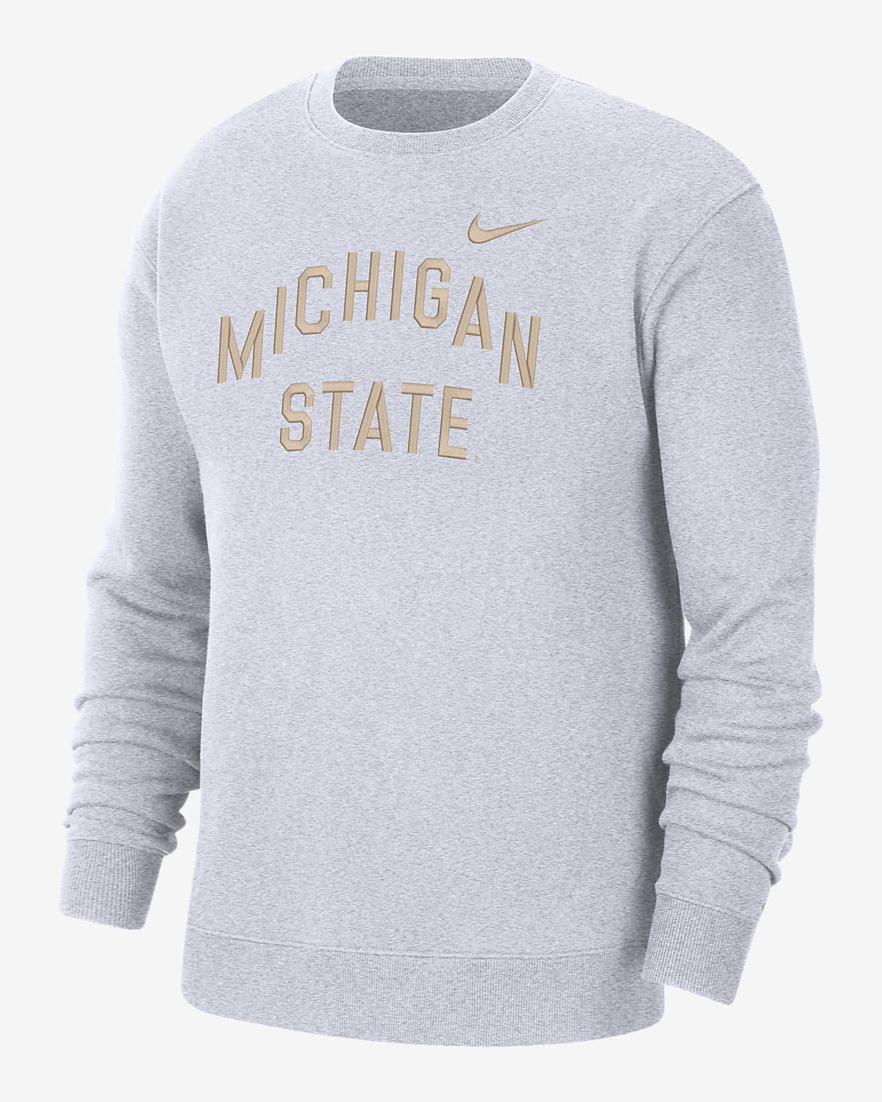 Sudadera con cuello redondo Nike College para hombre Michigan State