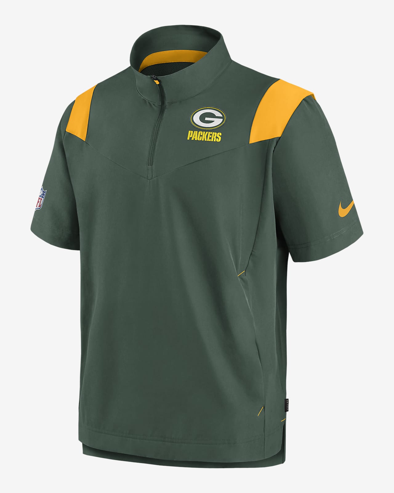 Nike Sideline Coach Lockup (NFL Green Bay Packers) Men's Short-Sleeve Jacket