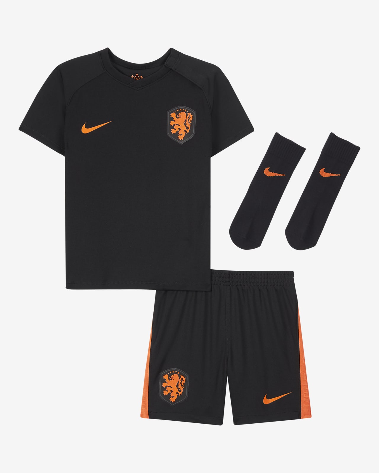 Netherlands 2020 Away Baby and Toddler Football Kit. Nike EG