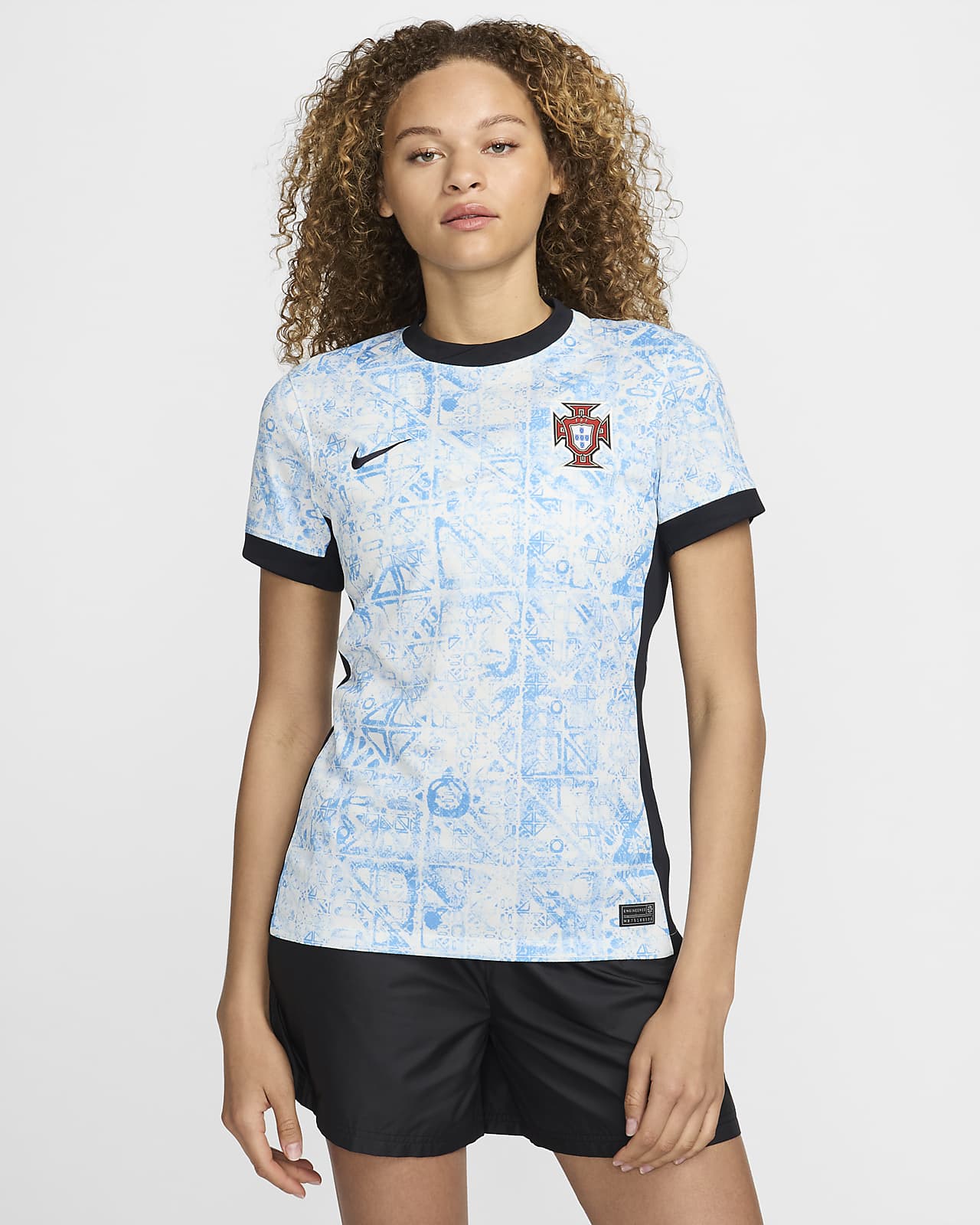 Camisola de futebol de réplica Nike Dri-FIT do equipamento alternativo Stadium Portugal (equipa masculina) 2024/25 para mulher