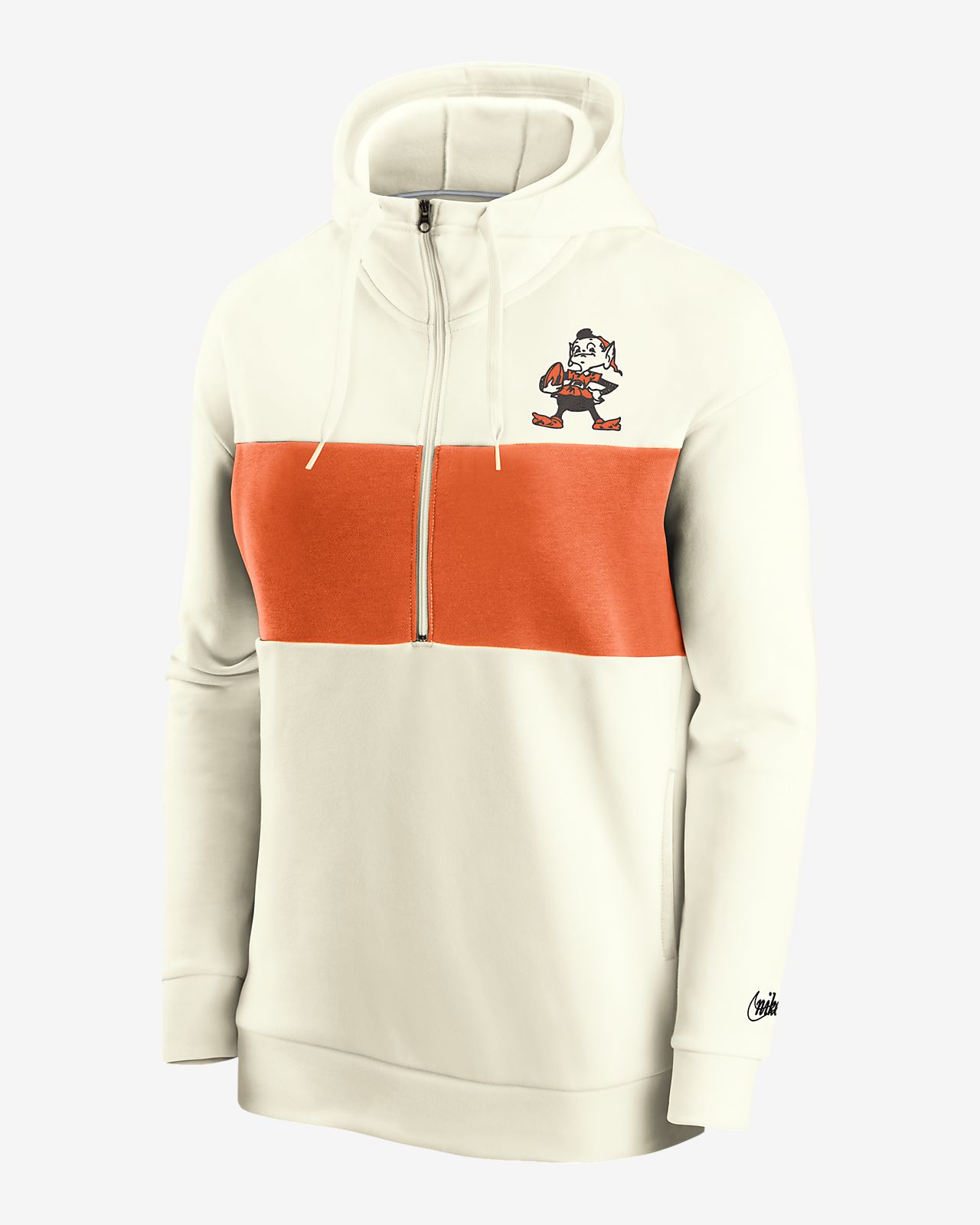 browns nike pullover