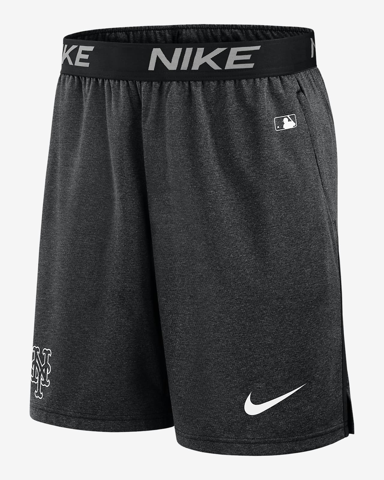Shorts Nike Dri-FIT de la MLB para hombre New York Mets Authentic Collection Practice
