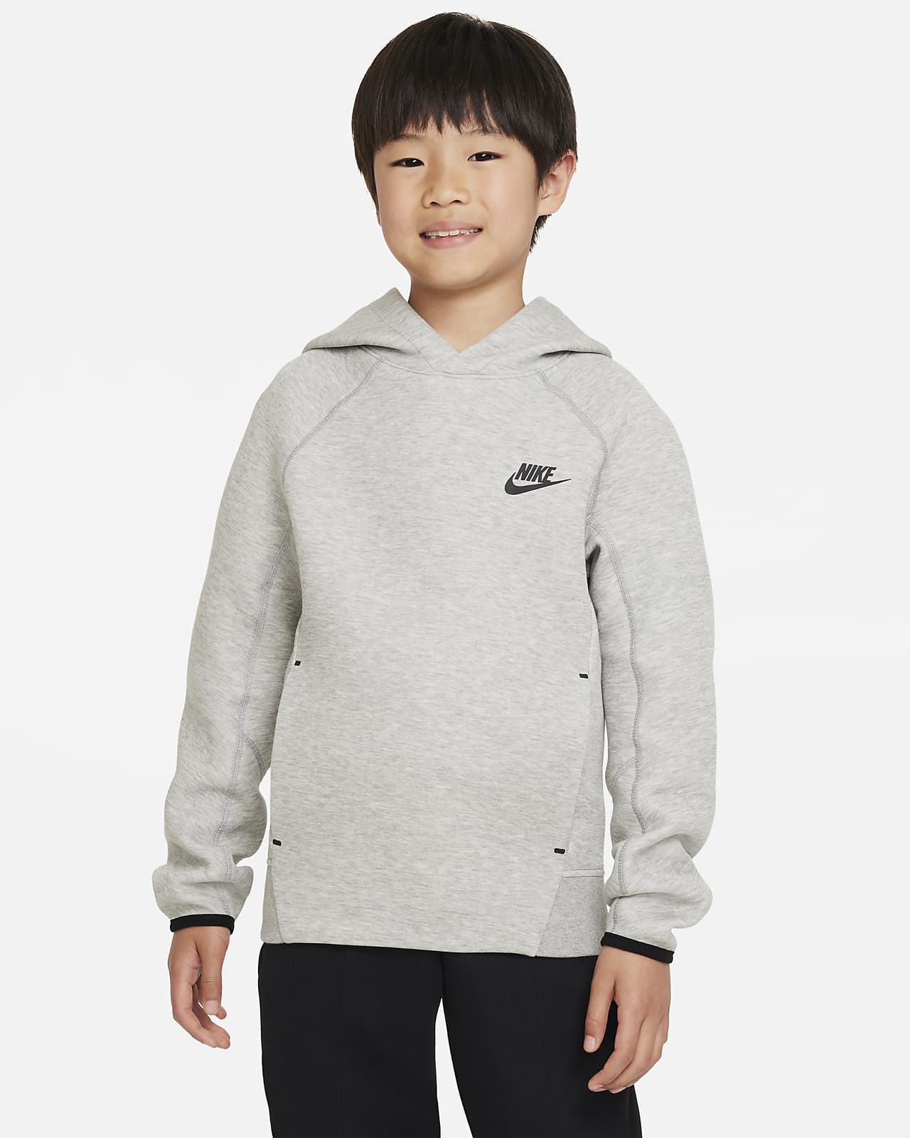 Huvtröja Nike Sportswear Tech Fleece för ungdom (killar)
