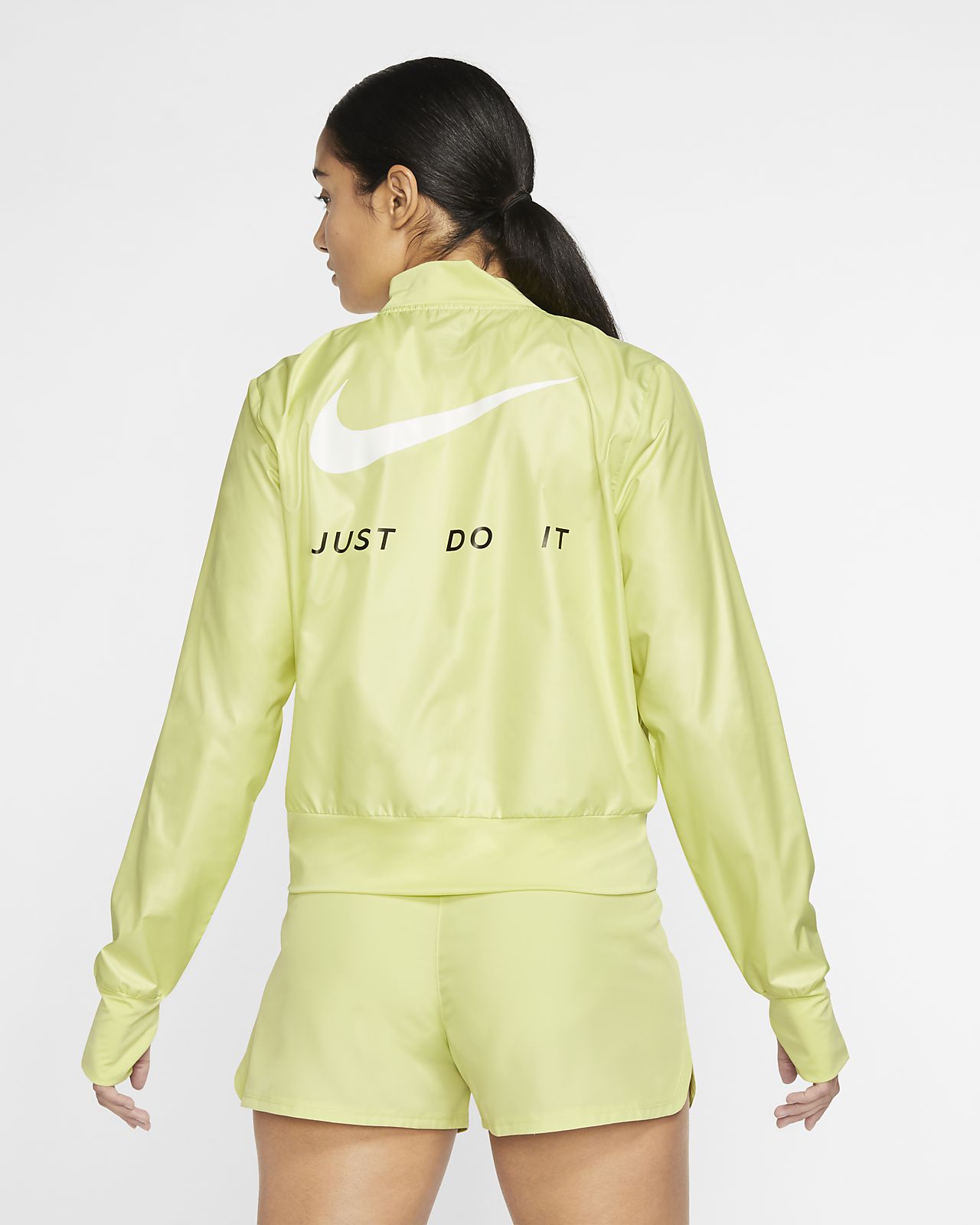 nike women's jacket with thumb holes