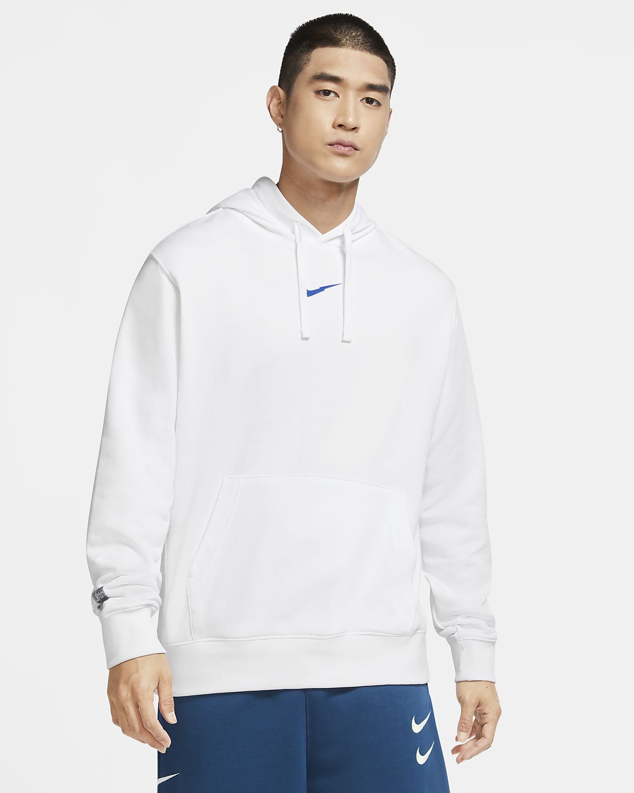 men's french terry pullover hoodie