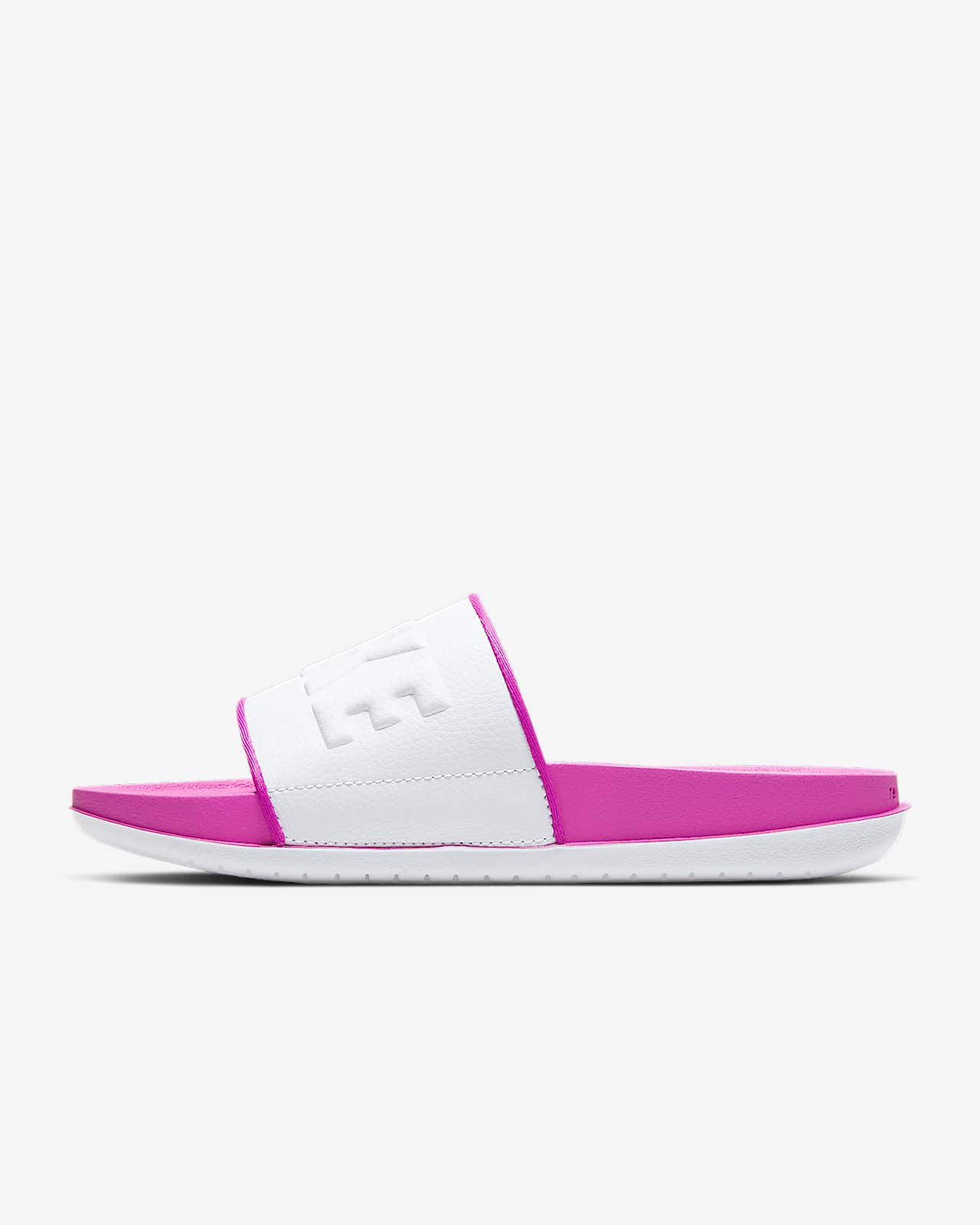 baby pink nike sliders