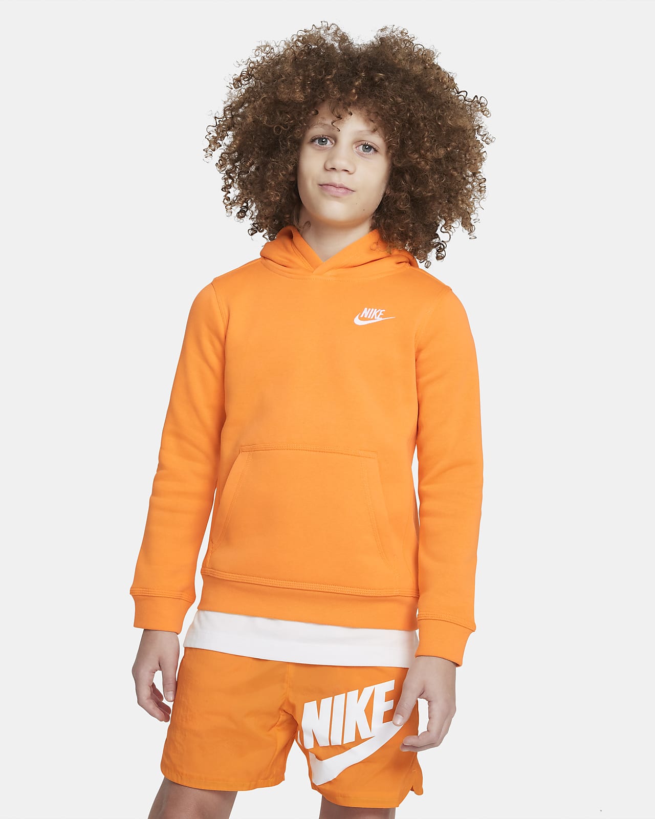 Nike Sportswear Club Older Kids' Pullover Hoodie
