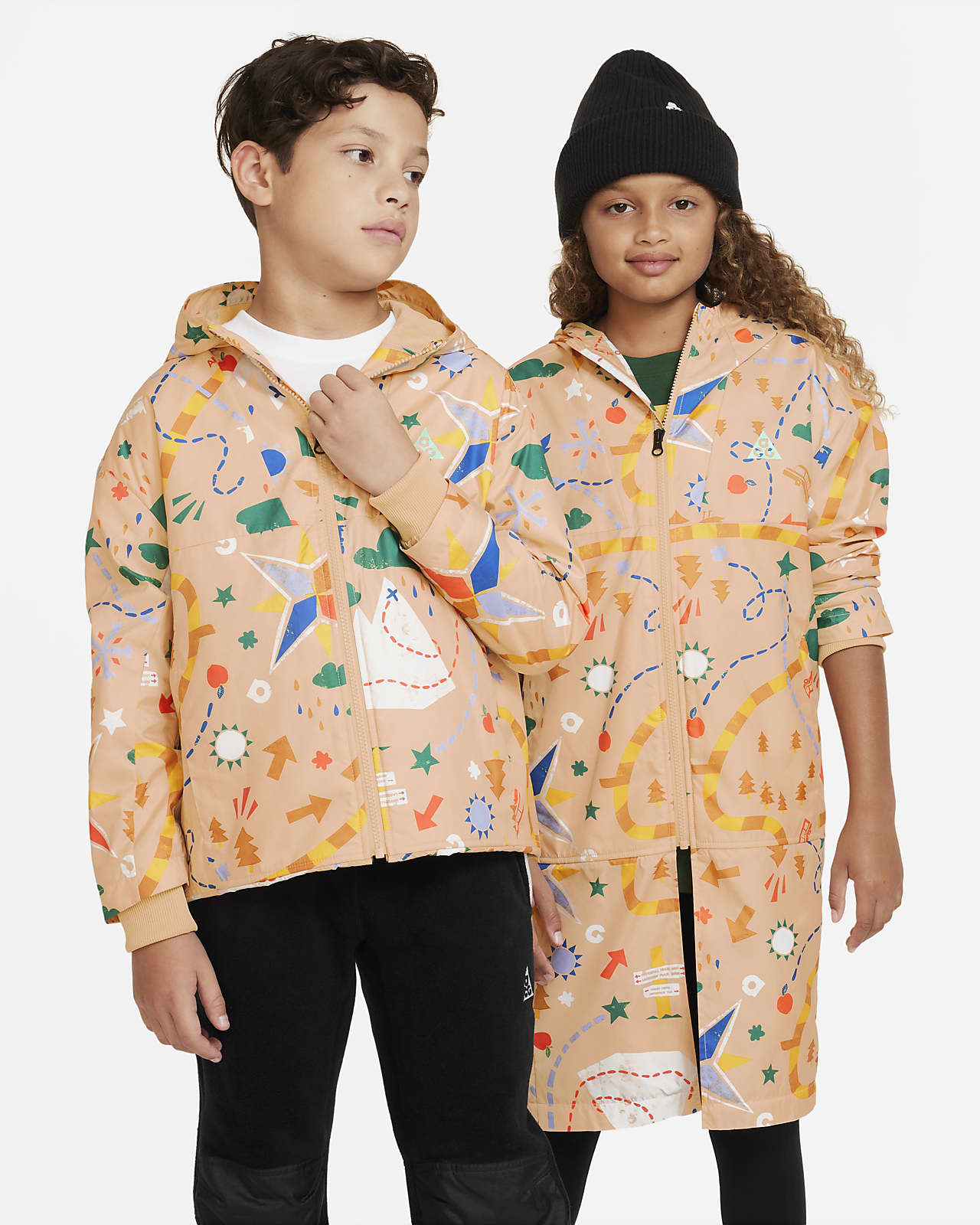 Nike ACG Storm-FIT Big Kids' Printed Convertible Jacket