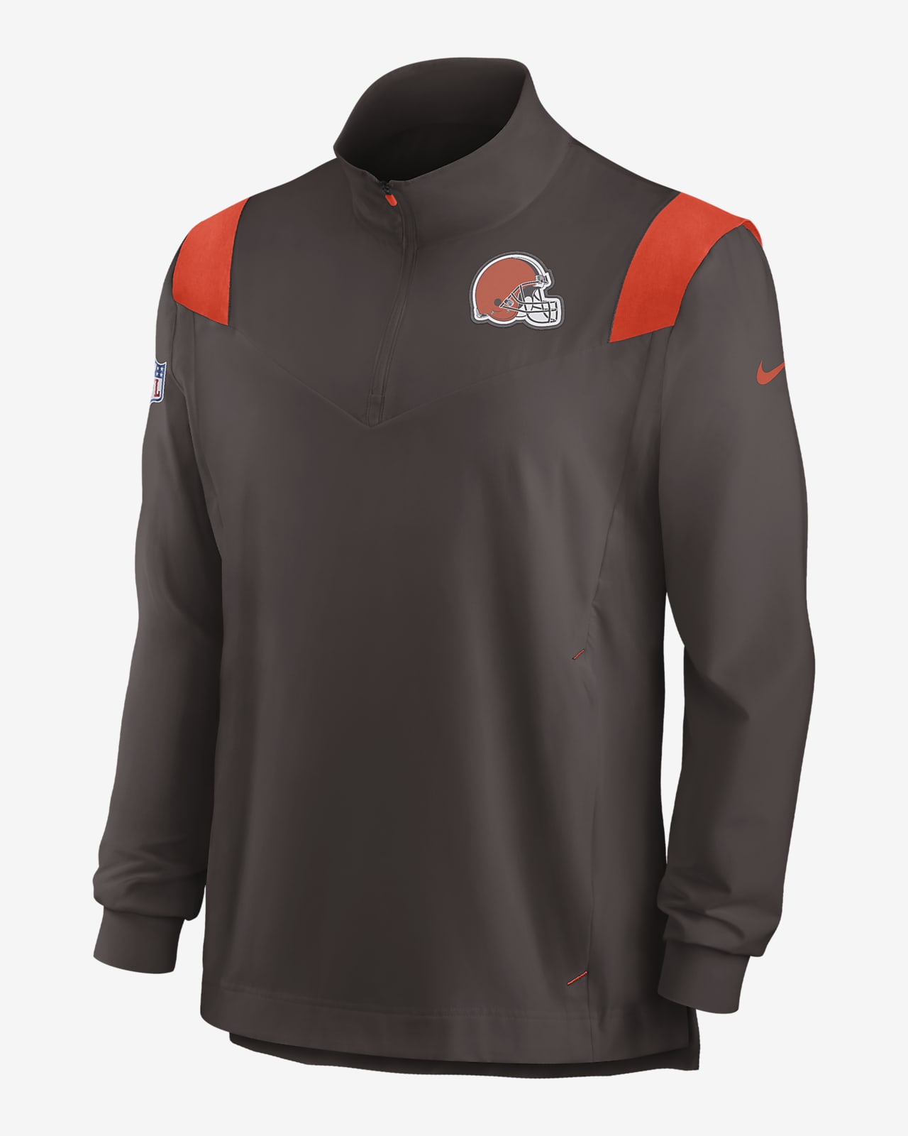 Nike Repel Coach (NFL Cleveland Browns) Men's 1/4-Zip Jacket