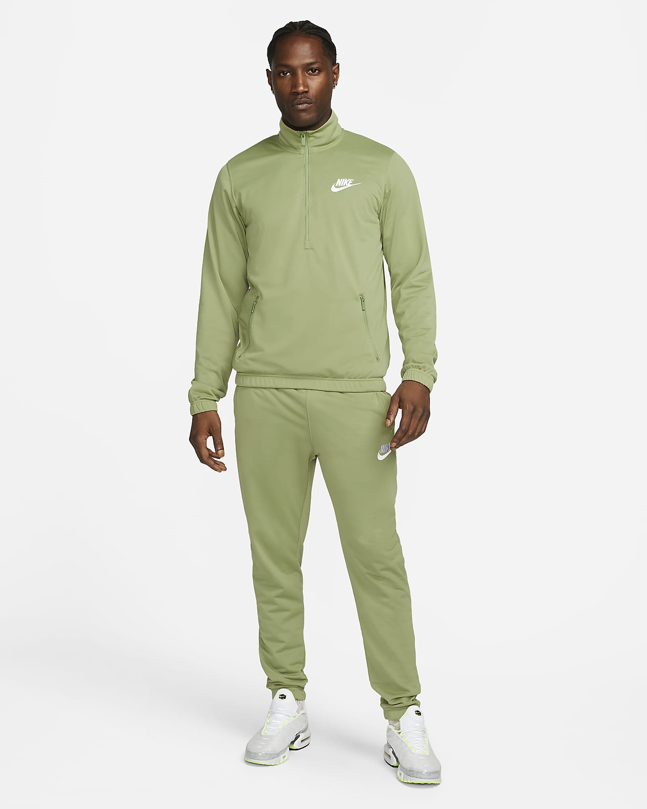 Nike Sportswear Sport Essentials Polyester Örgü Erkek Antrenman Eşofmanı