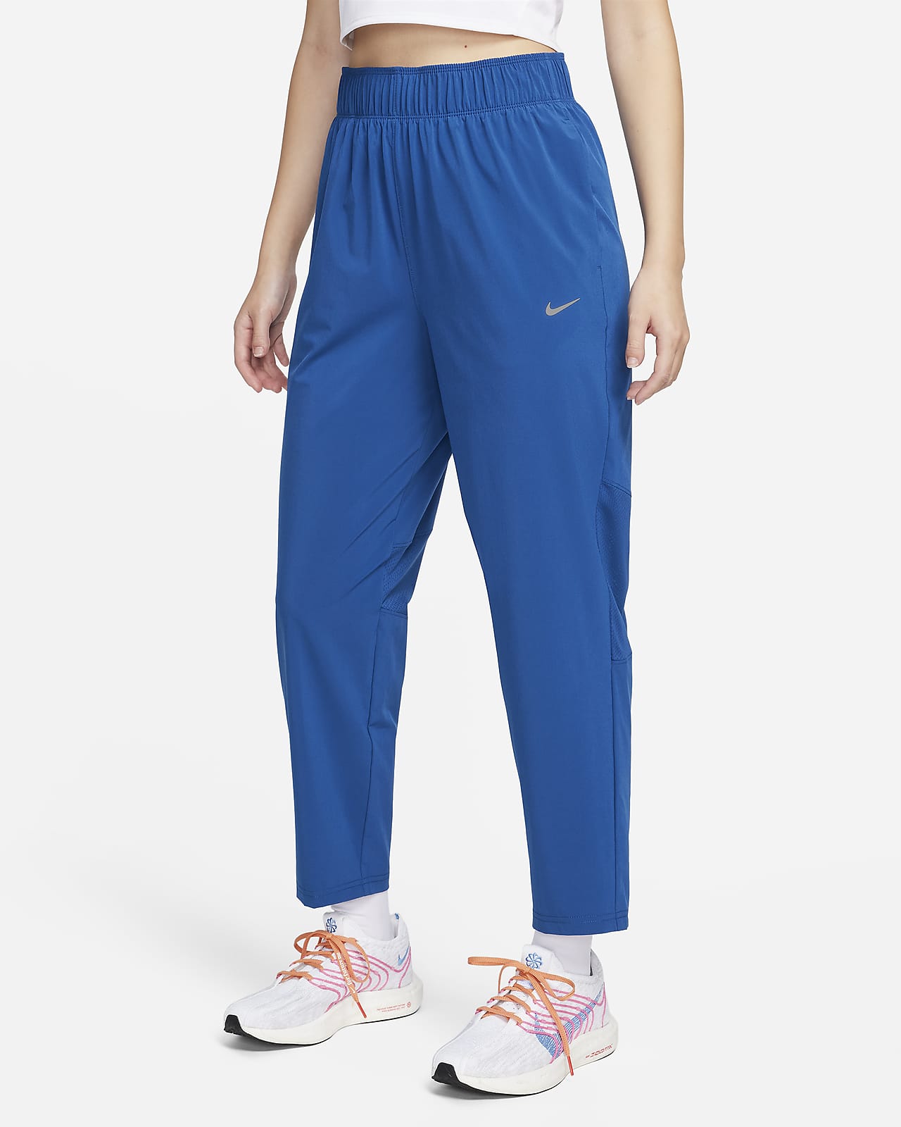 กางเกงวิ่งขายาวเอวปานกลาง 7/8 ส่วนผู้หญิง Nike Dri-FIT Fast