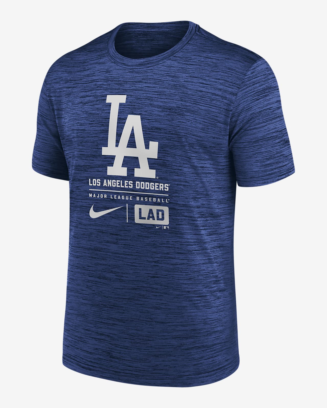 Los Angeles Dodgers Large Logo Velocity Men's Nike MLB T-Shirt