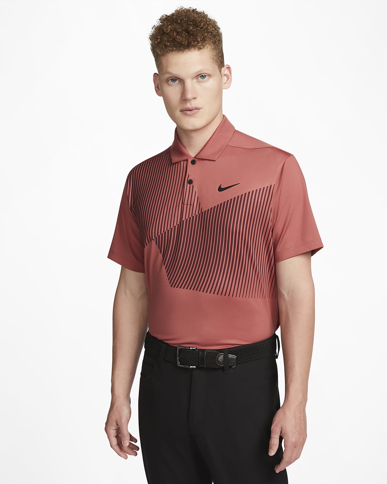 Nike Dri-FIT Vapor-golfpolo med print til mænd
