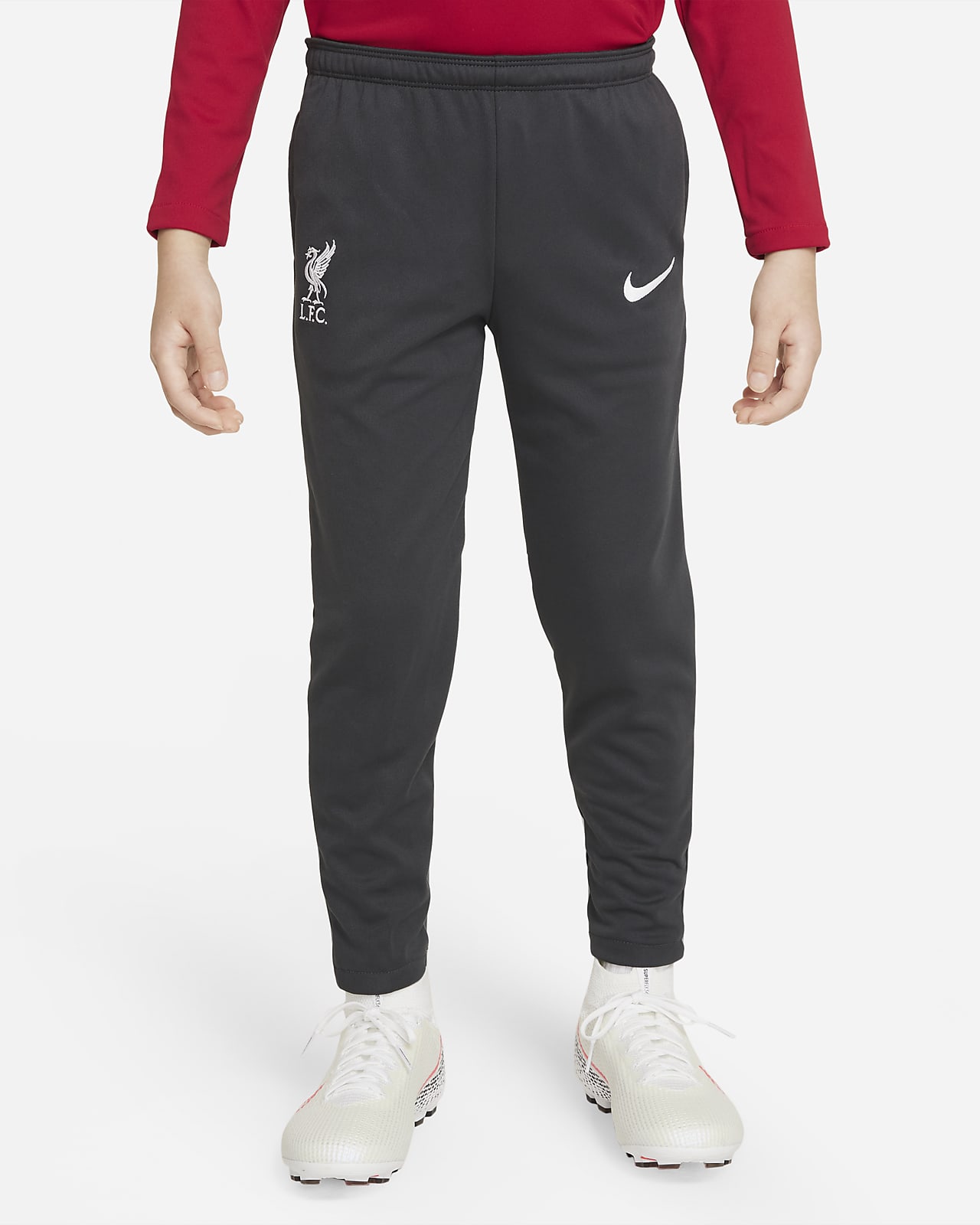 Fotbalové kalhoty Nike Dri-FIT Liverpool FC Academy Pro pro malé děti