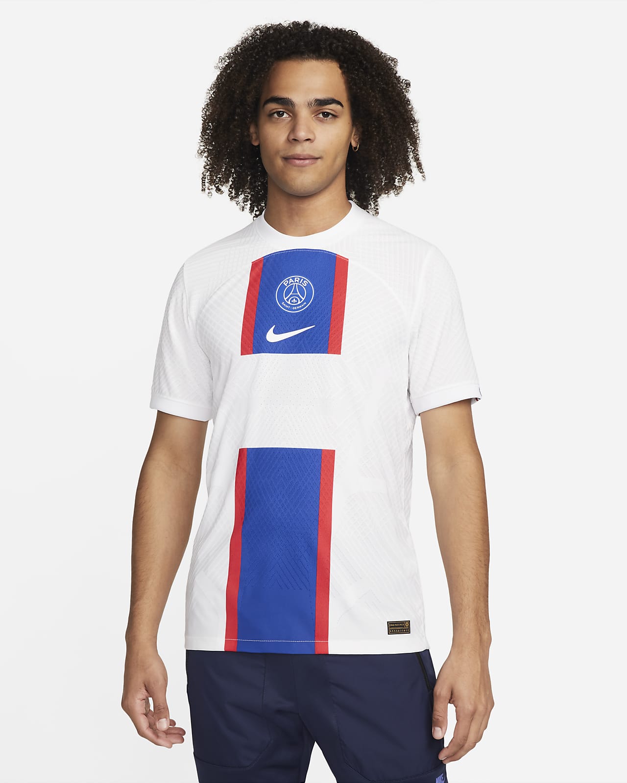 Męska koszulka piłkarska Nike Dri-FIT ADV Paris Saint-Germain Match 2022/23 (wersja trzecia)