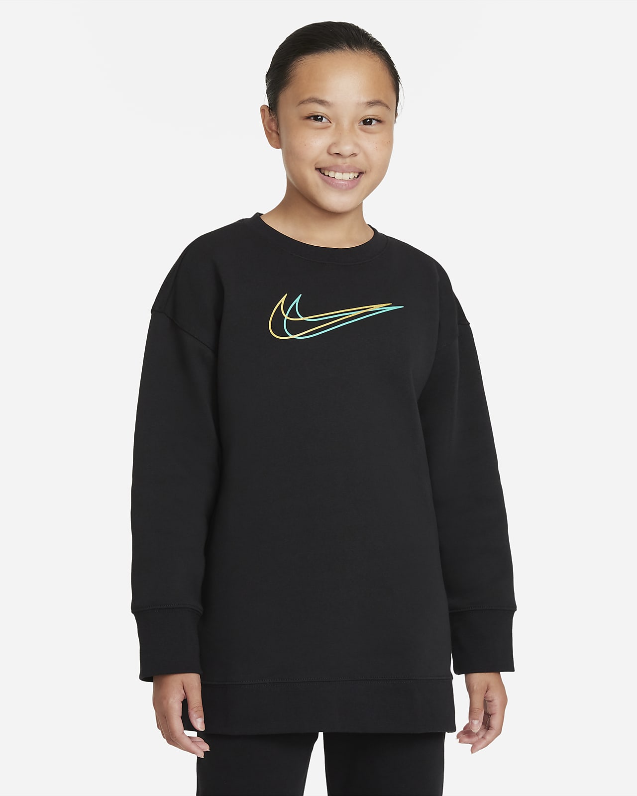 Bluza dresowa dla dużych dzieci (dziewcząt) Nike Sportswear