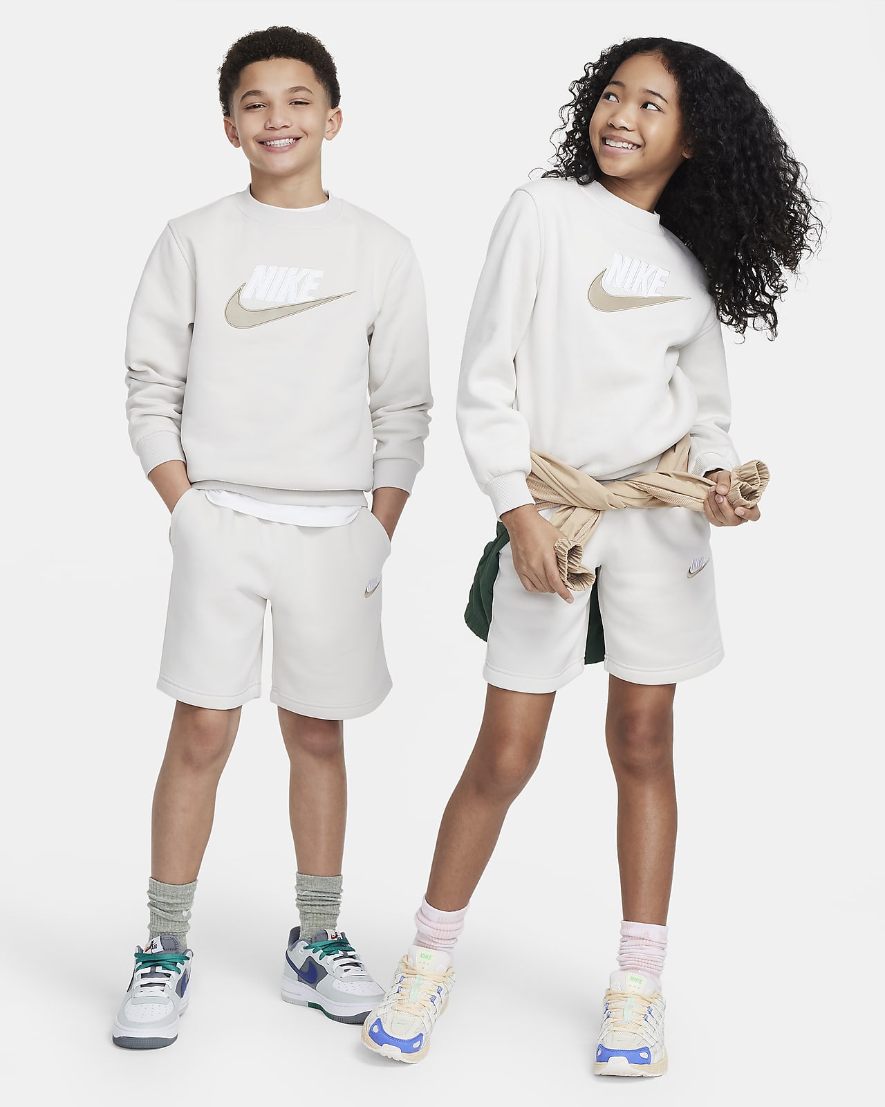Nike Sportswear Club Fleece tréningruha rövidnadrágszett nagyobb gyerekeknek