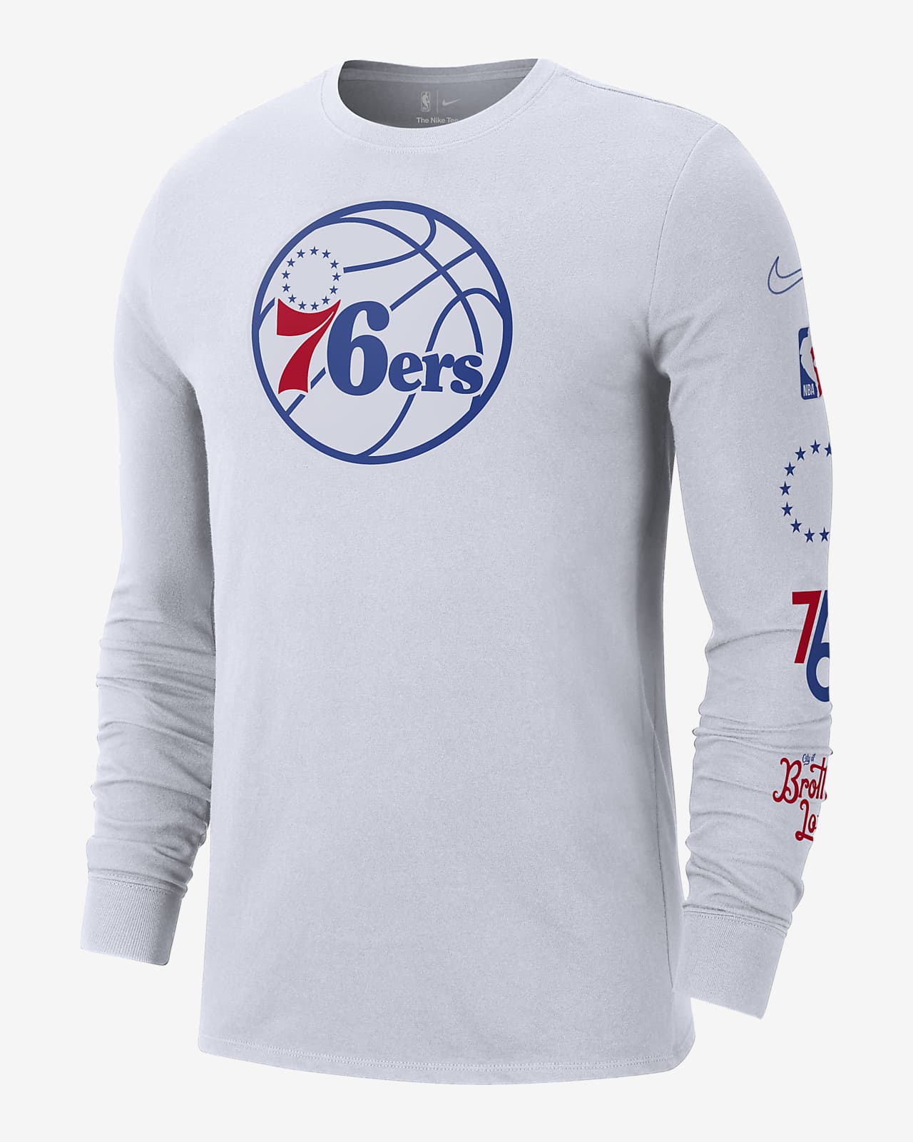 Philadelphia 76ers City Edition Men's Nike NBA Long-Sleeve T-Shirt