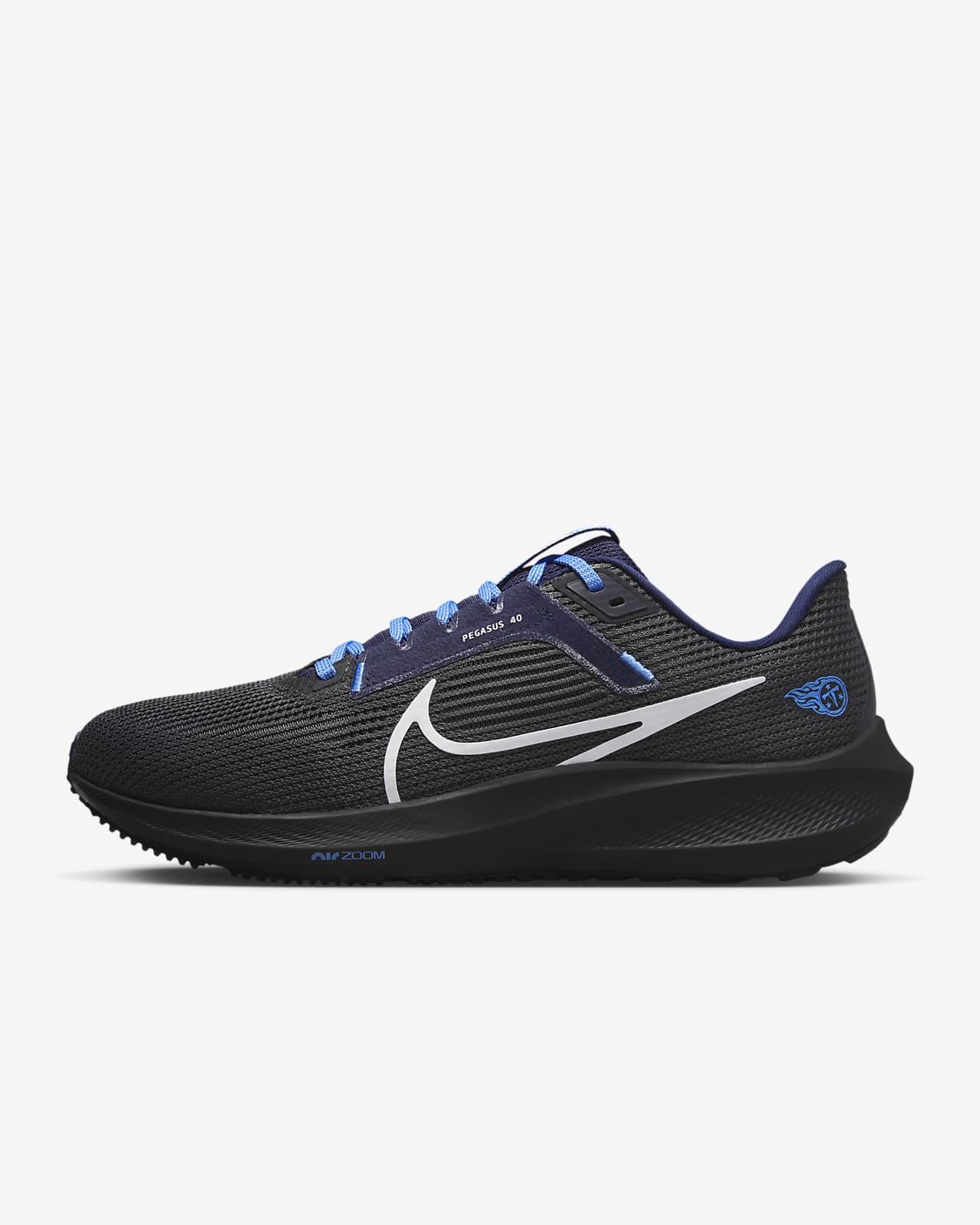 Nike Pegasus 40 (NFL Tennessee Titans) Men's Road Running Shoes