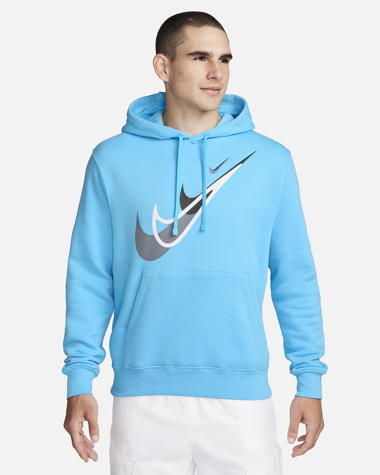 Hoodie pullover de velo Nike Sportswear para homem