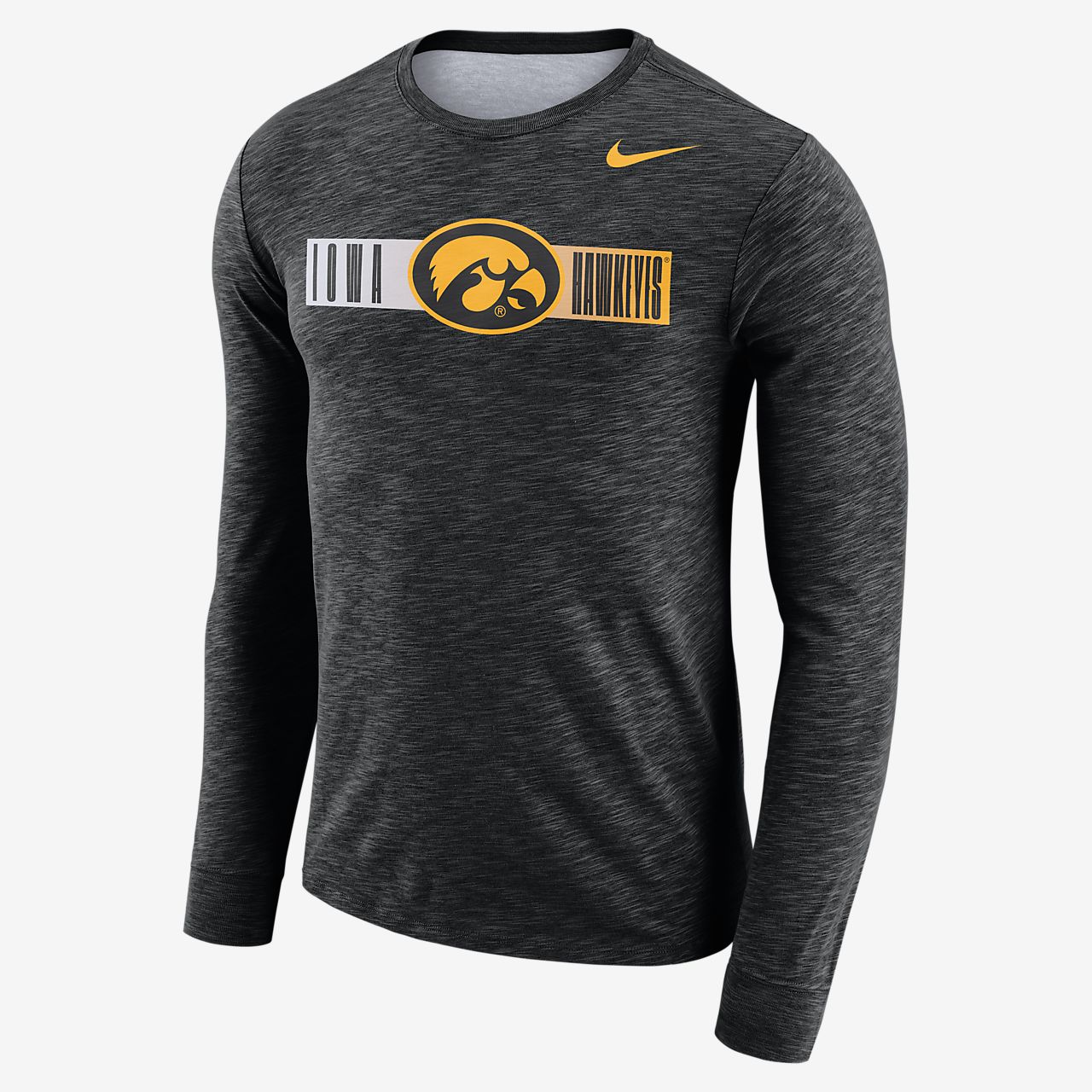 Nike College Dri-FIT (Iowa) Men's Long-Sleeve T-Shirt. Nike.com