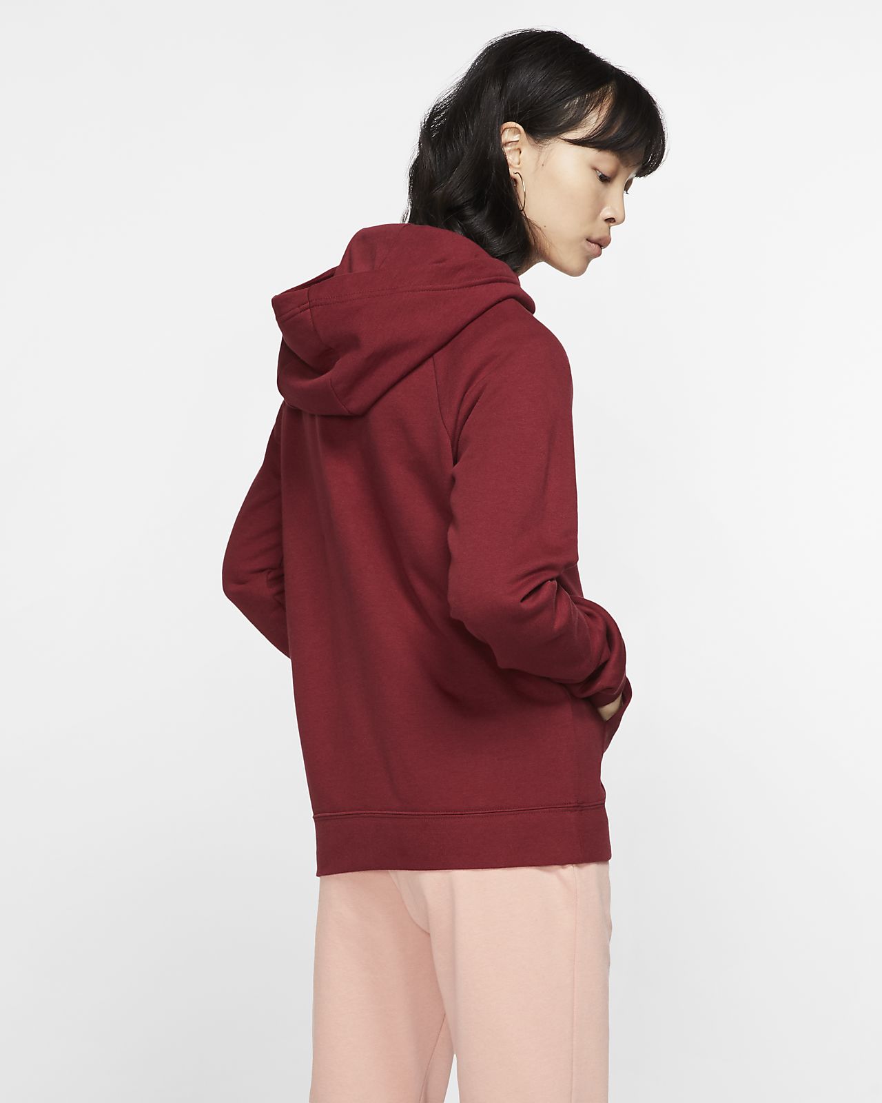 nike fleece pullover hoodie women's