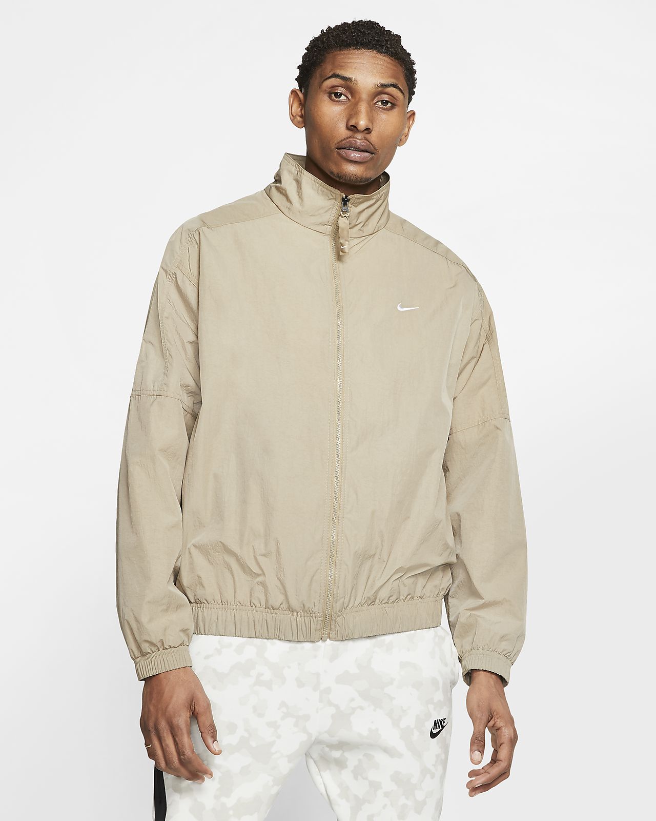 nike jacket beige