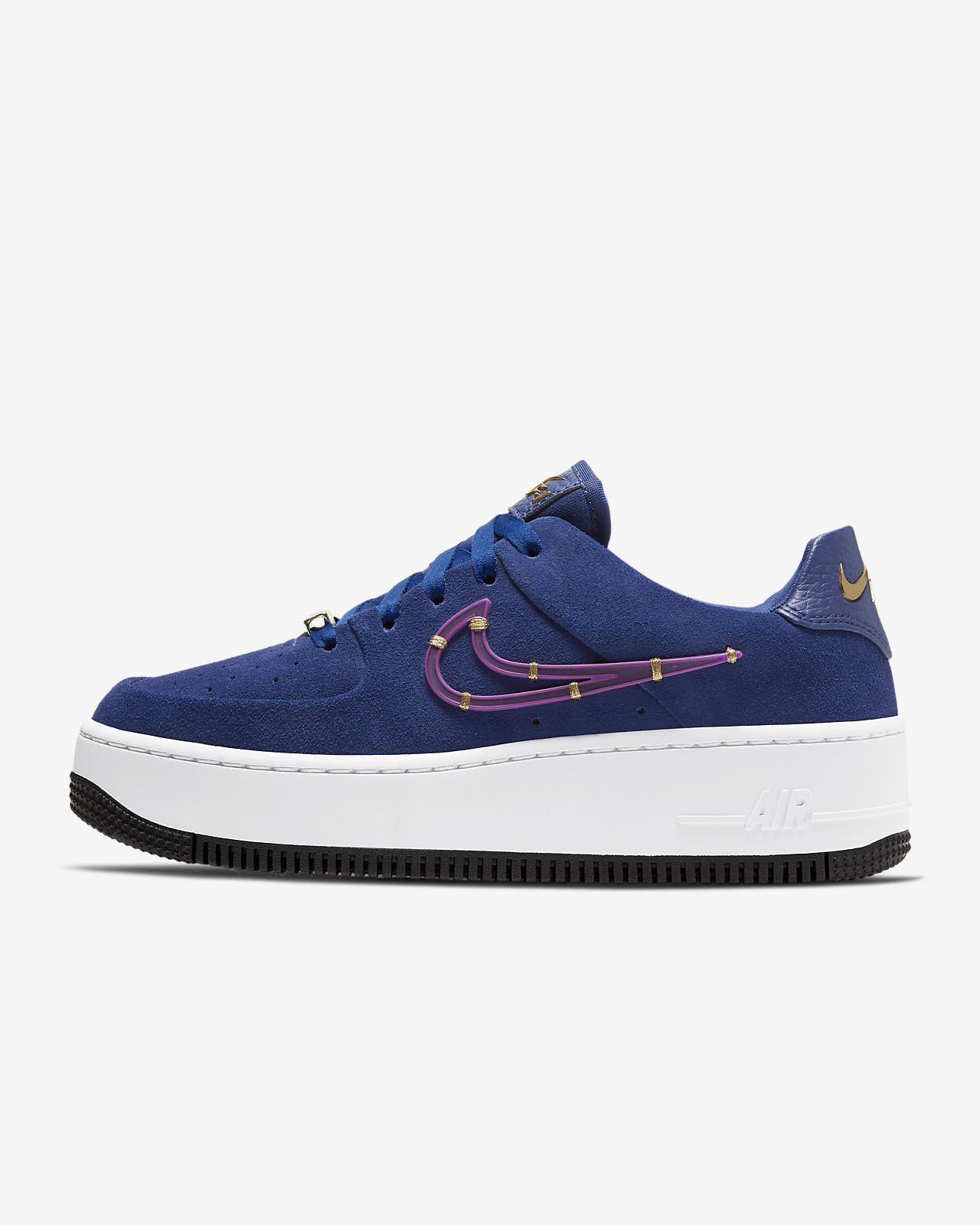 nike air force 1 low dames wit