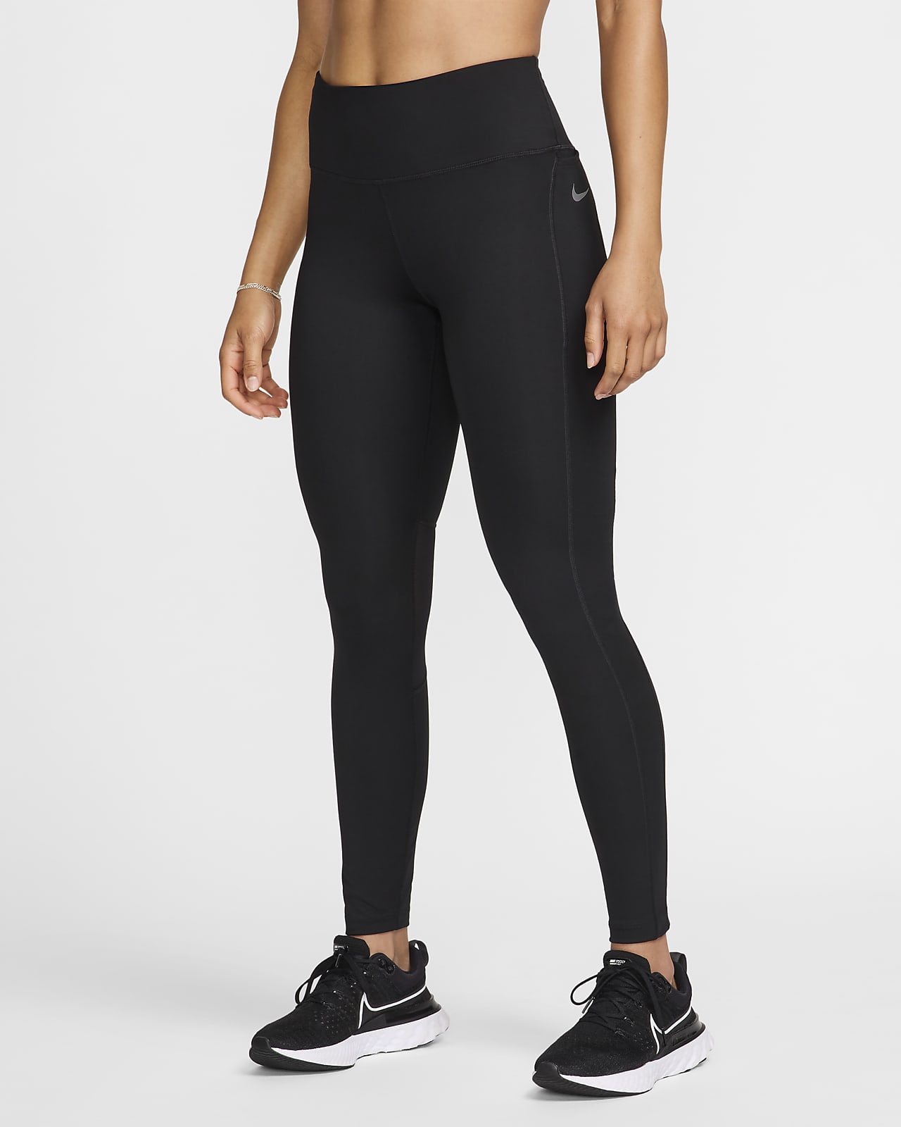 Damskie legginsy do biegania ze średnim stanem i kieszenią Nike Epic Fast
