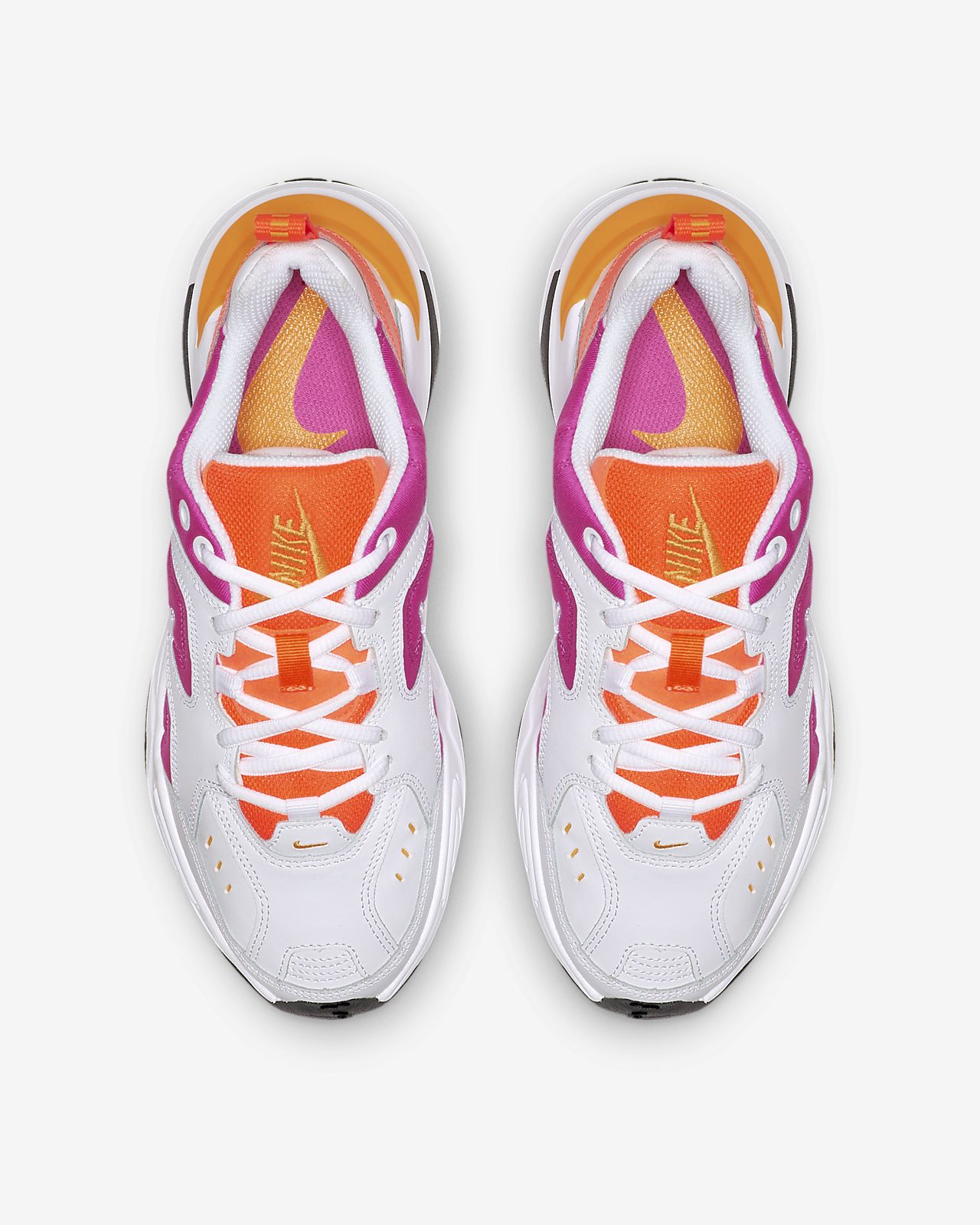 nike m2k tekno orange pink