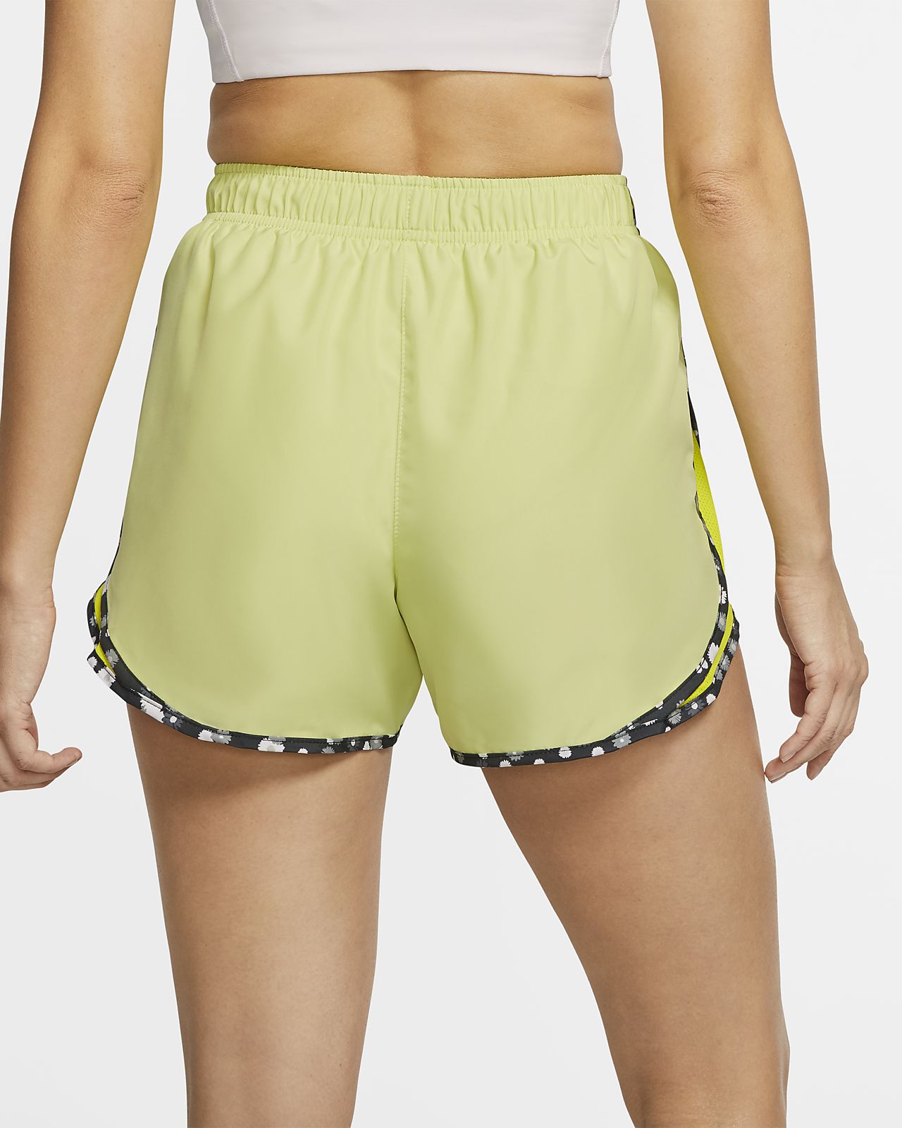 yellow nike tempo shorts