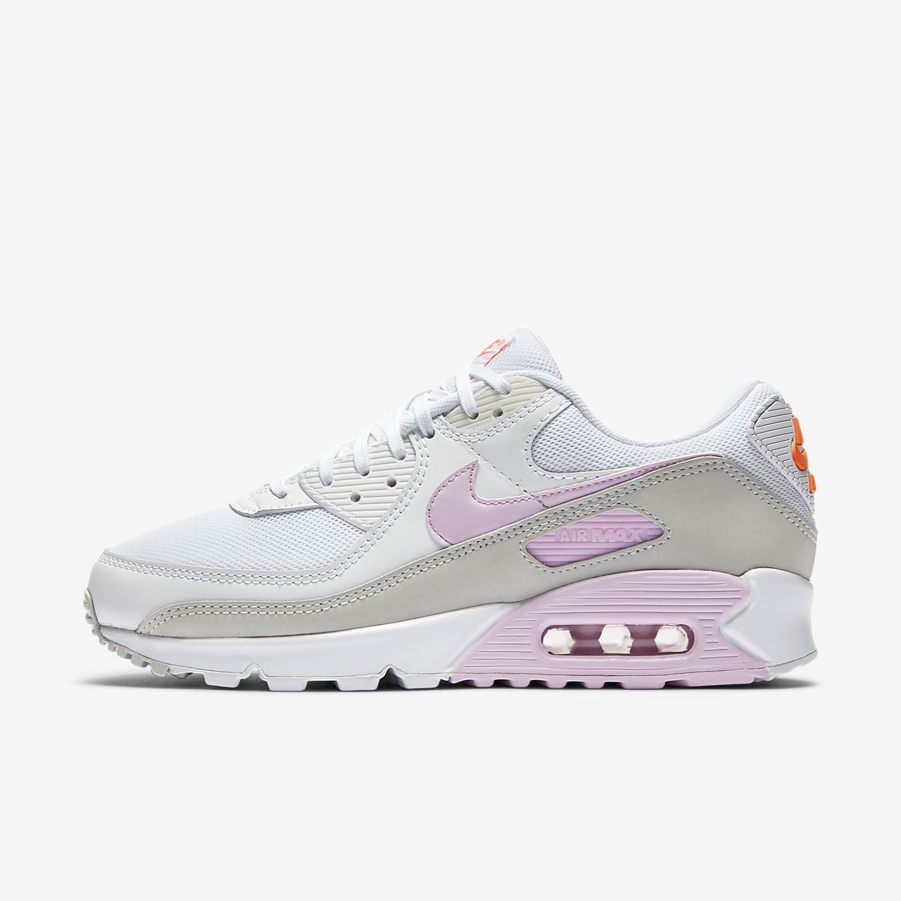 pink and white air max 90