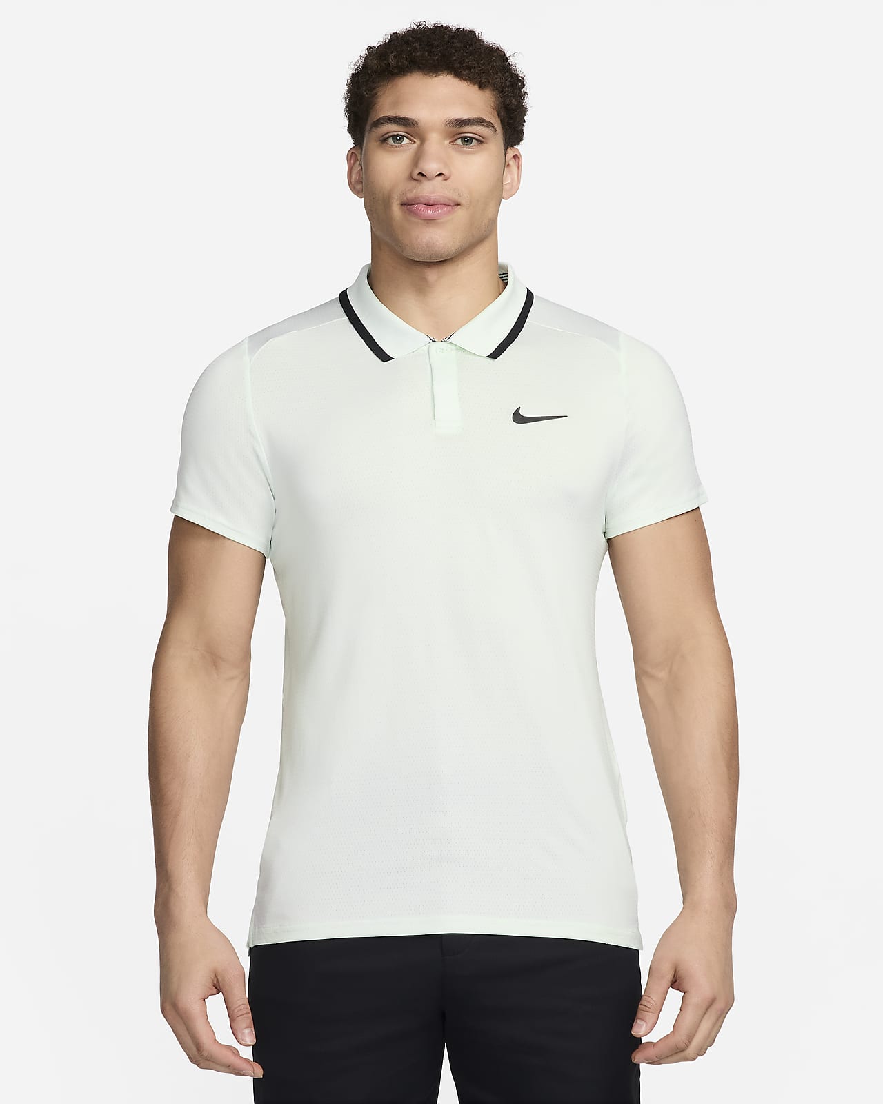 Ανδρική μπλούζα πόλο για τένις NikeCourt Advantage