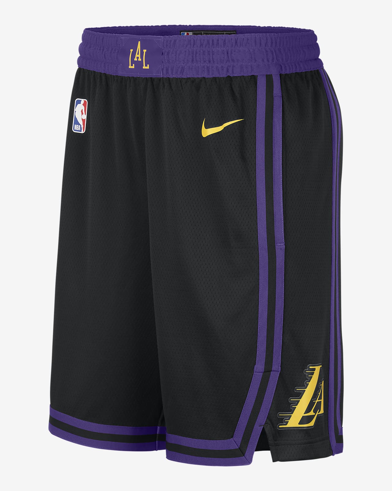 Short Nike Dri-FIT NBA Swingman Los Angeles Lakers City Edition 2023/2024 pour homme