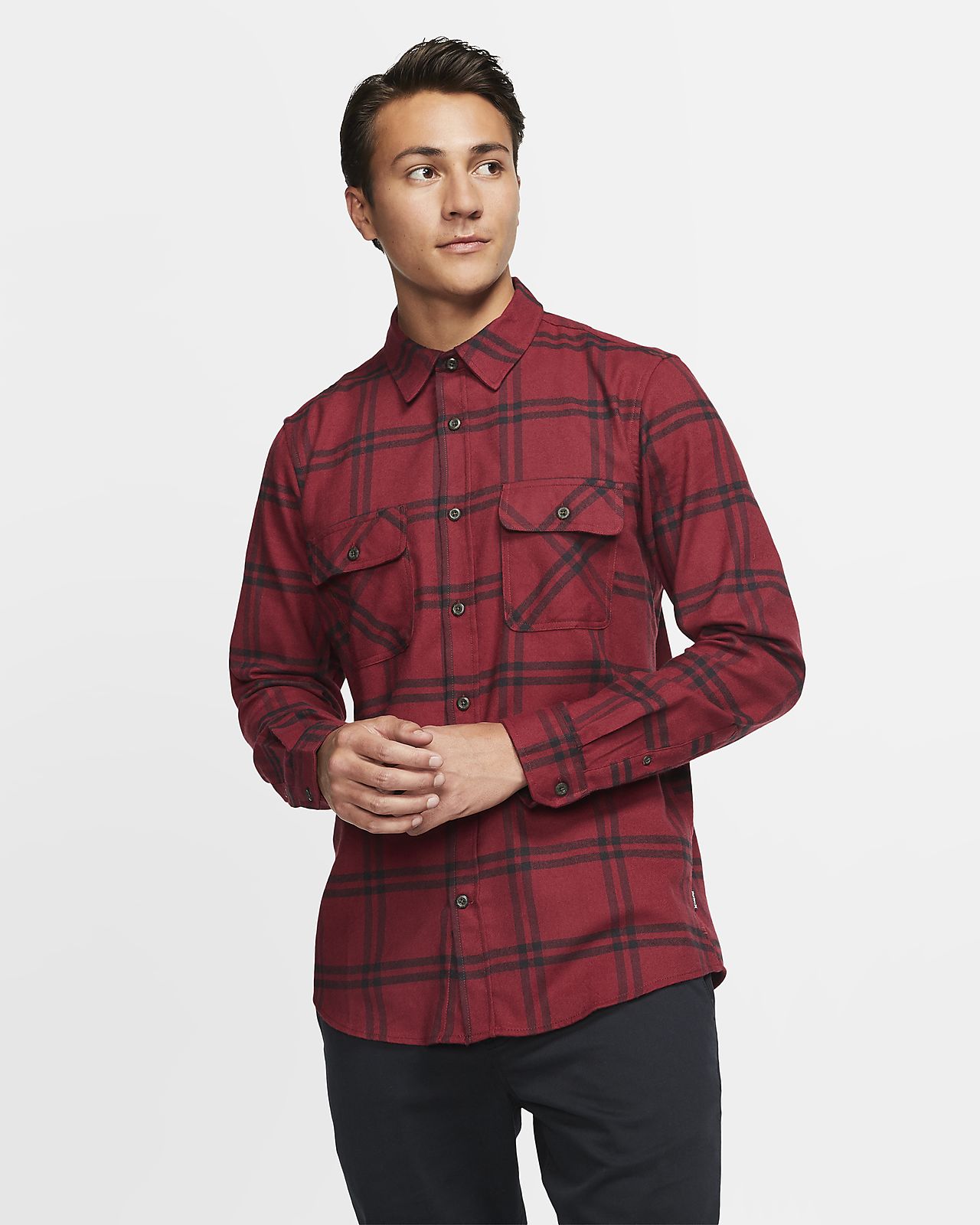 hurley dri fit flannel