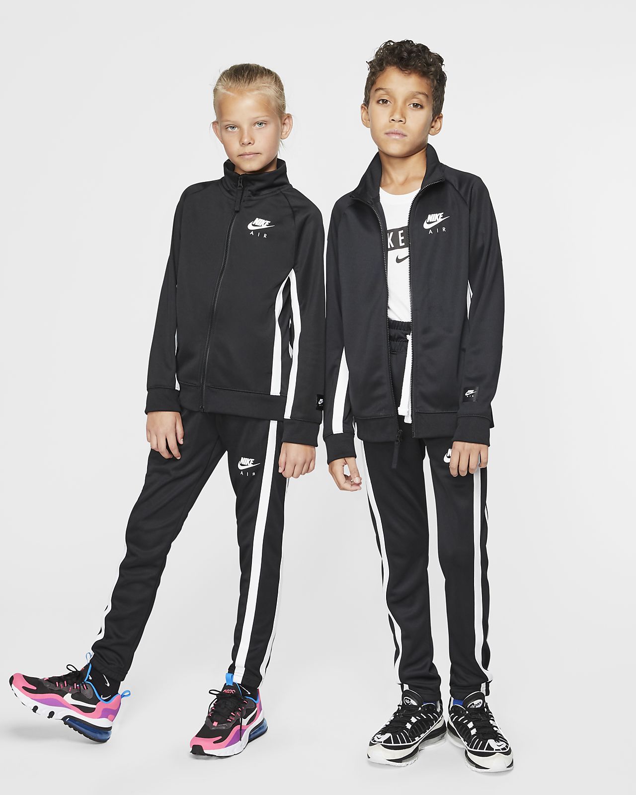 kids nike air tracksuit