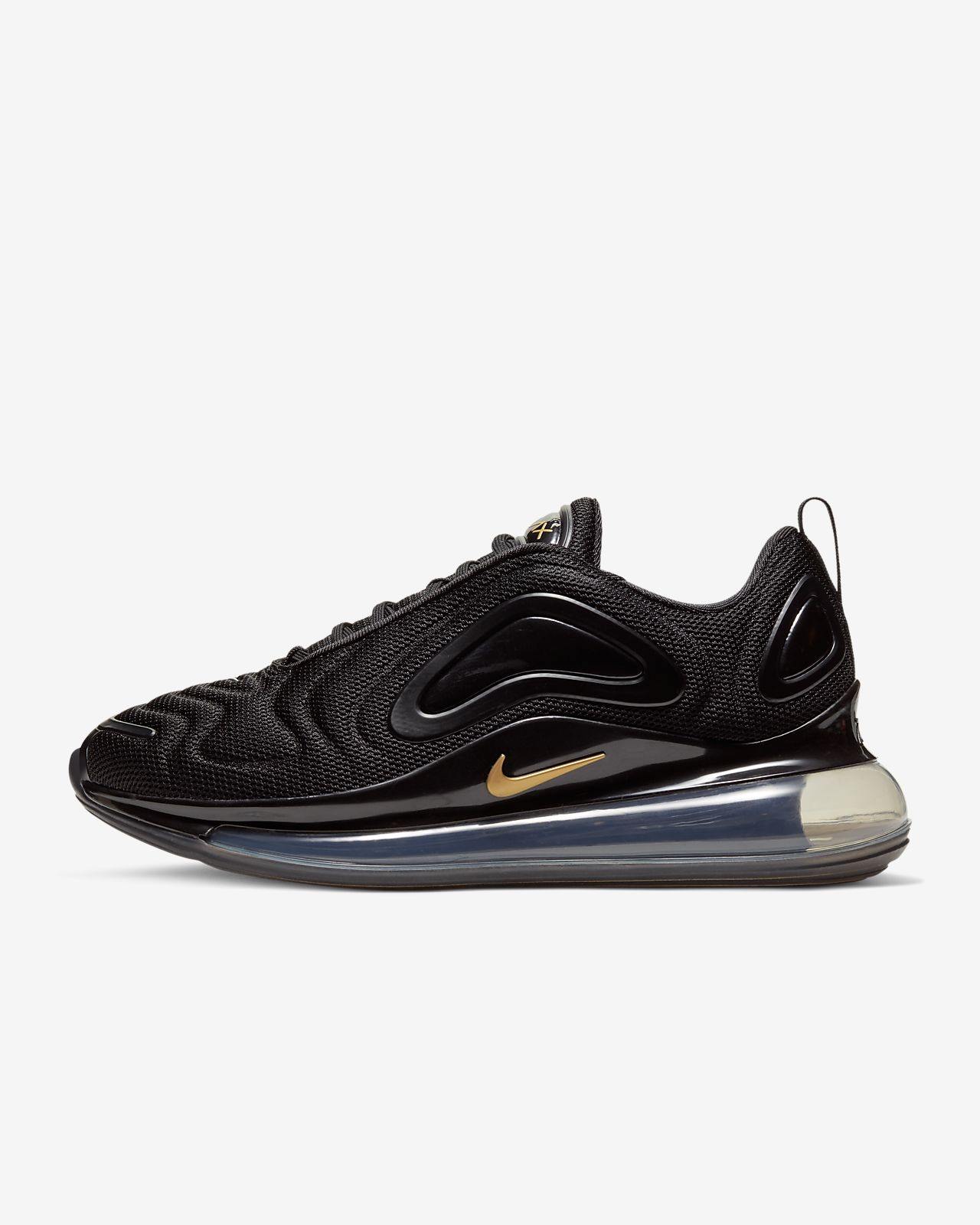 black and gold nike 720