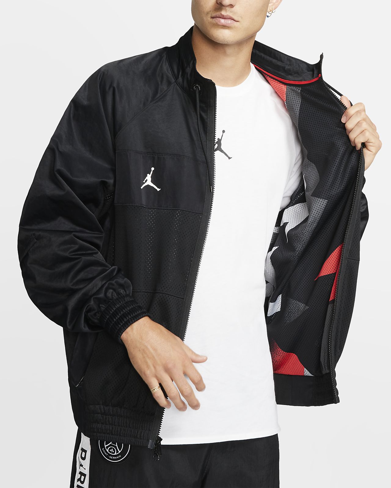 psg x jordan veste coach