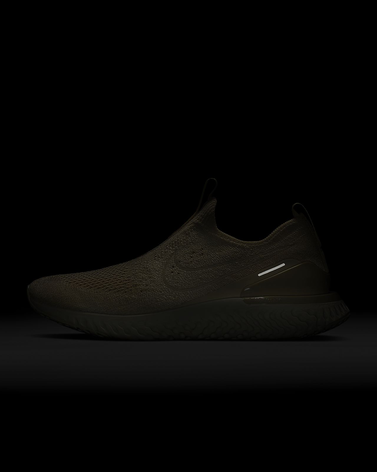 nike epic phantom react flyknit noir