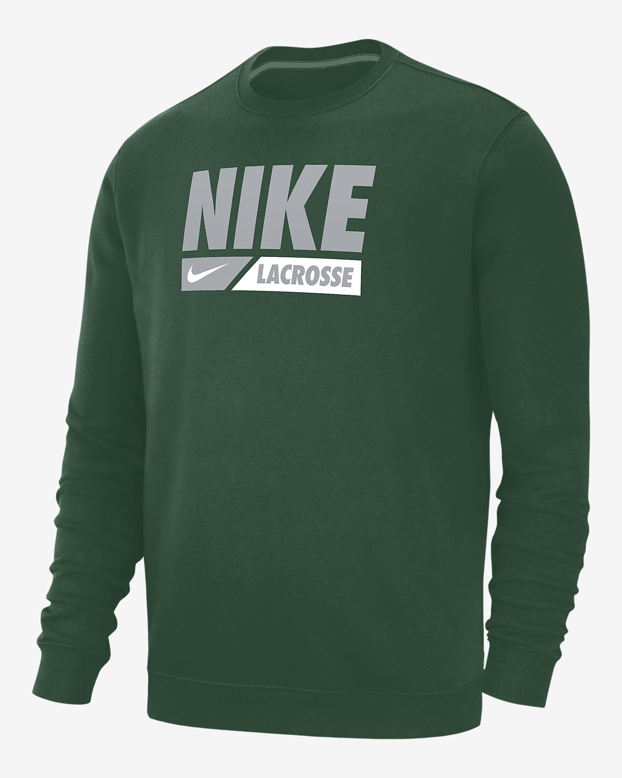 Sudadera de cuello redondo de lacrosse para hombre Nike Club Fleece