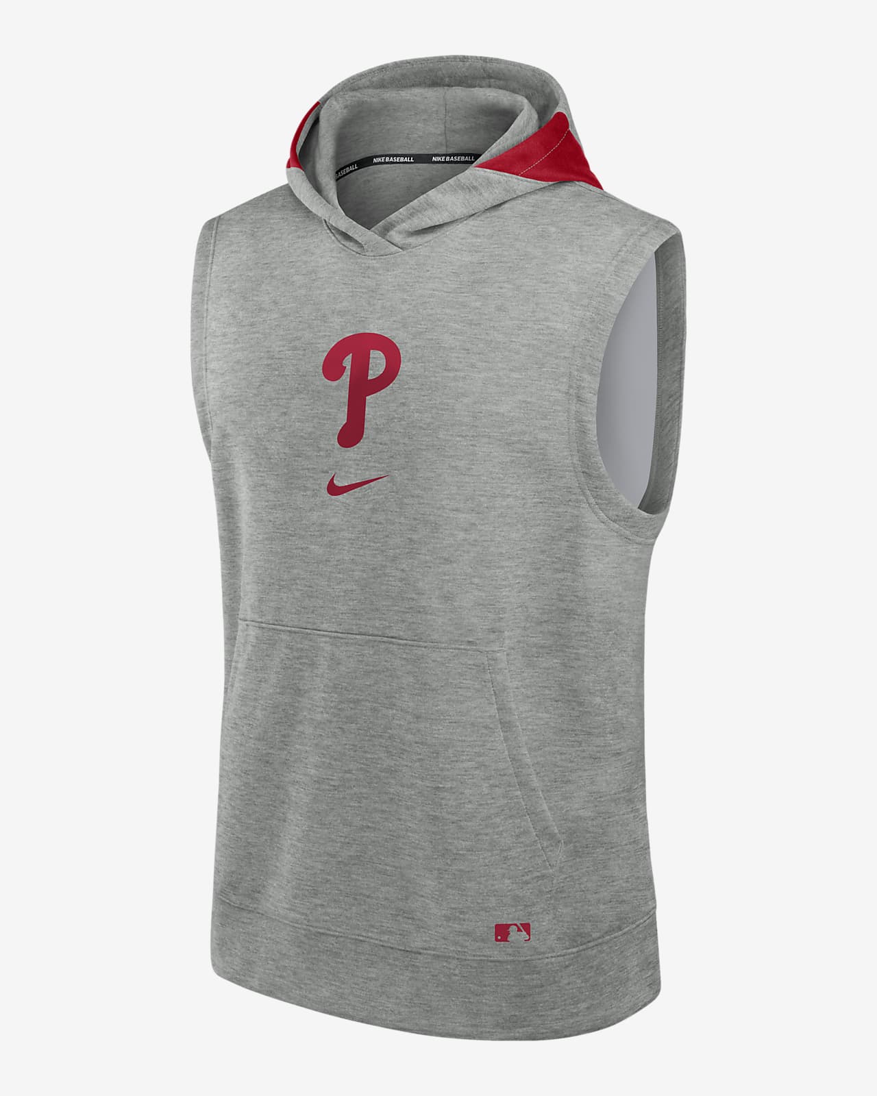 Philadelphia Phillies Authentic Collection Early Work Men’s Nike Dri-FIT MLB Sleeveless Pullover Hoodie