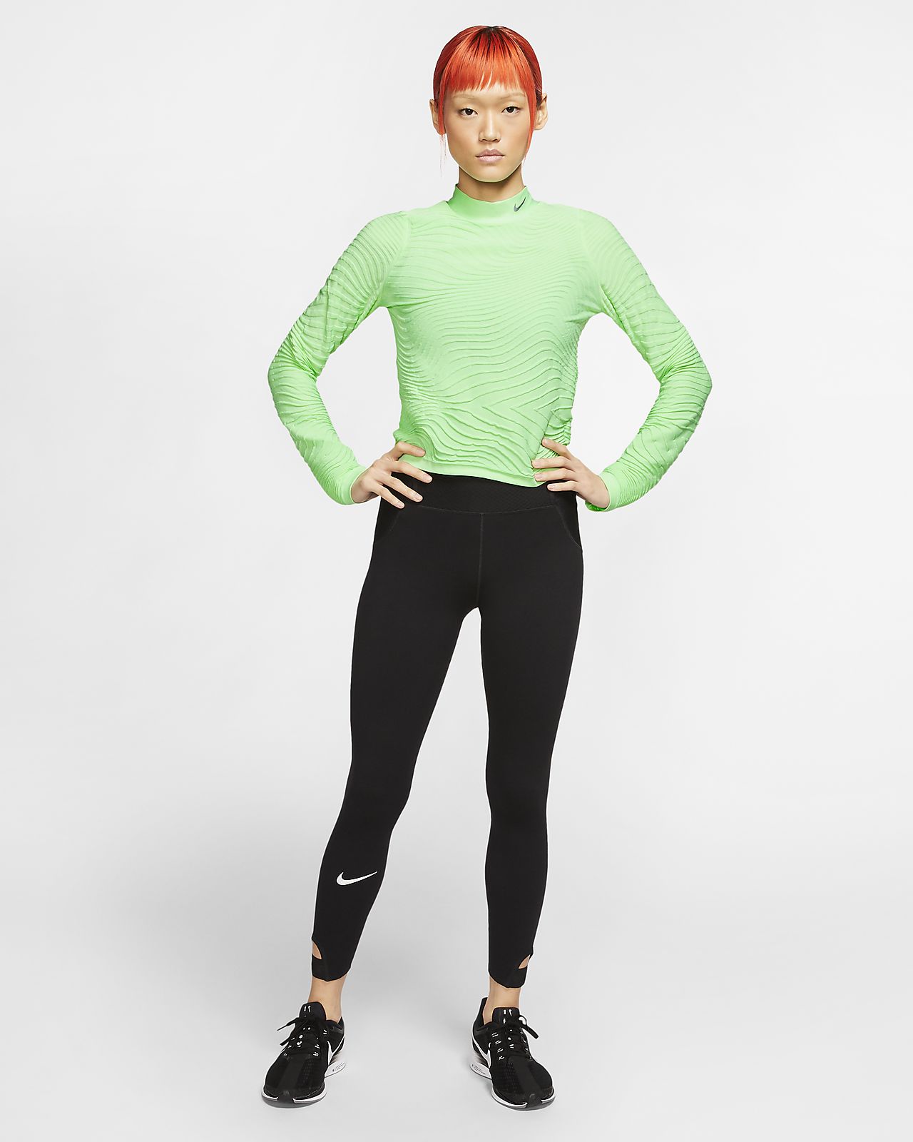 nike womens running tops