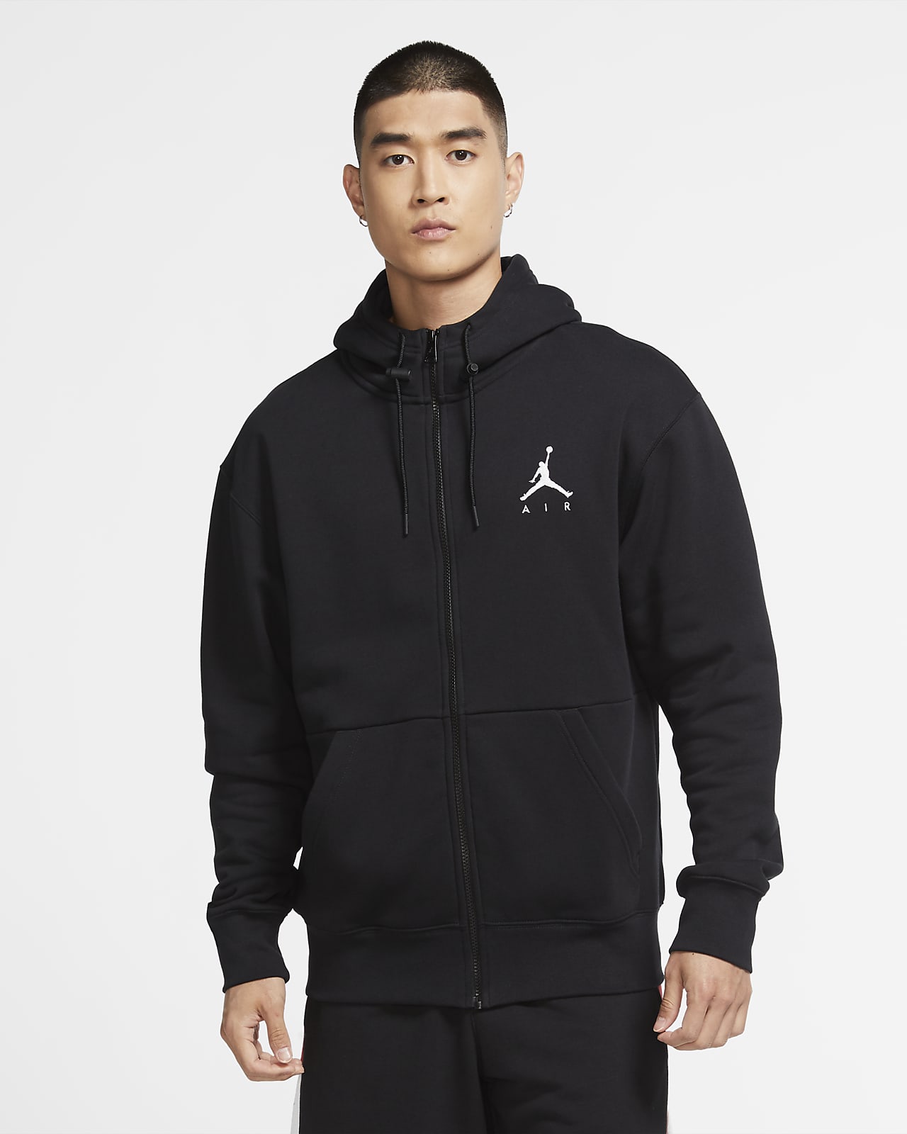 Jordan Jumpman Air Men's Fleece Full-Zip Hoodie. Nike MA