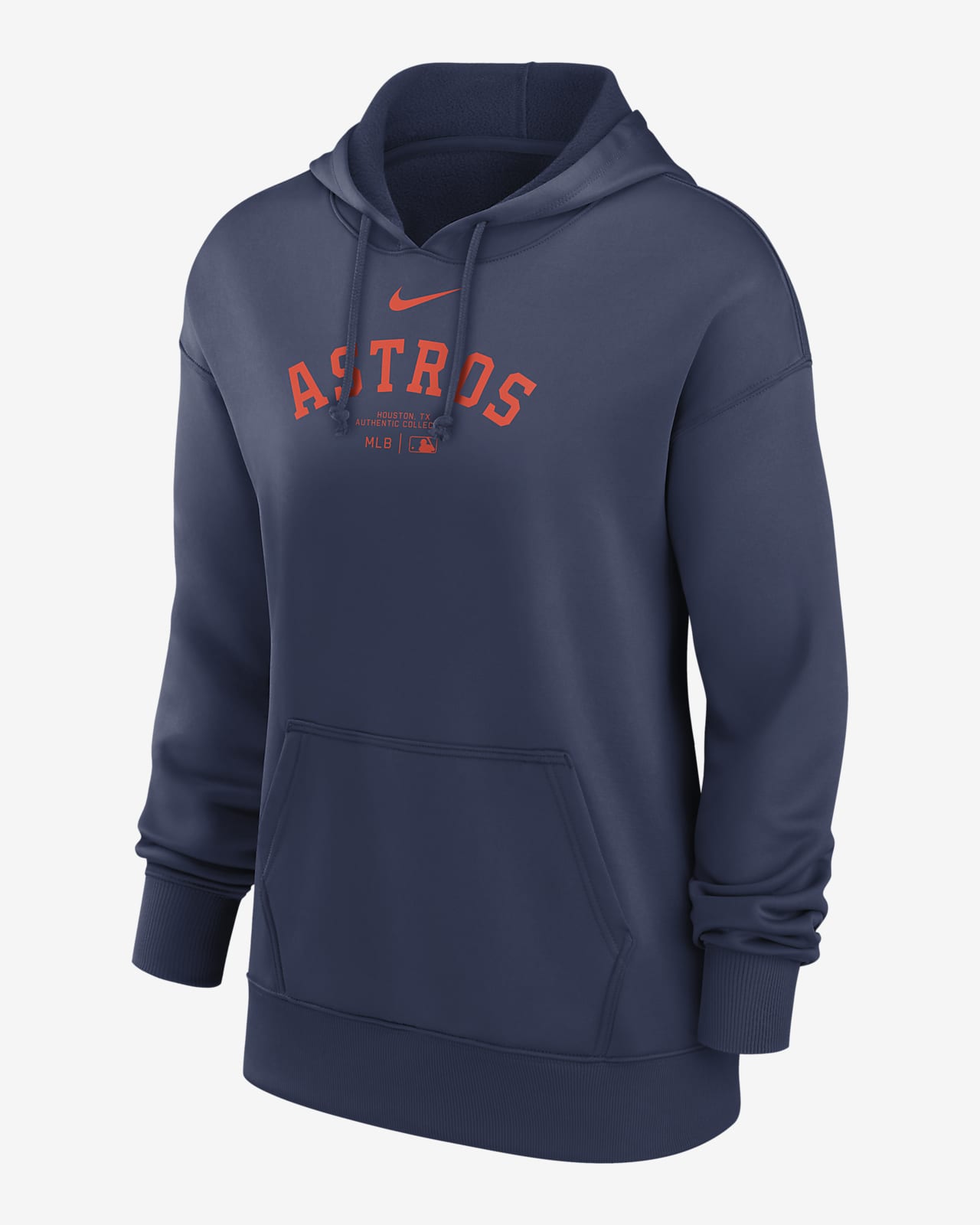 Houston Astros Authentic Collection Practice Women's Nike Dri-FIT MLB Pullover Hoodie