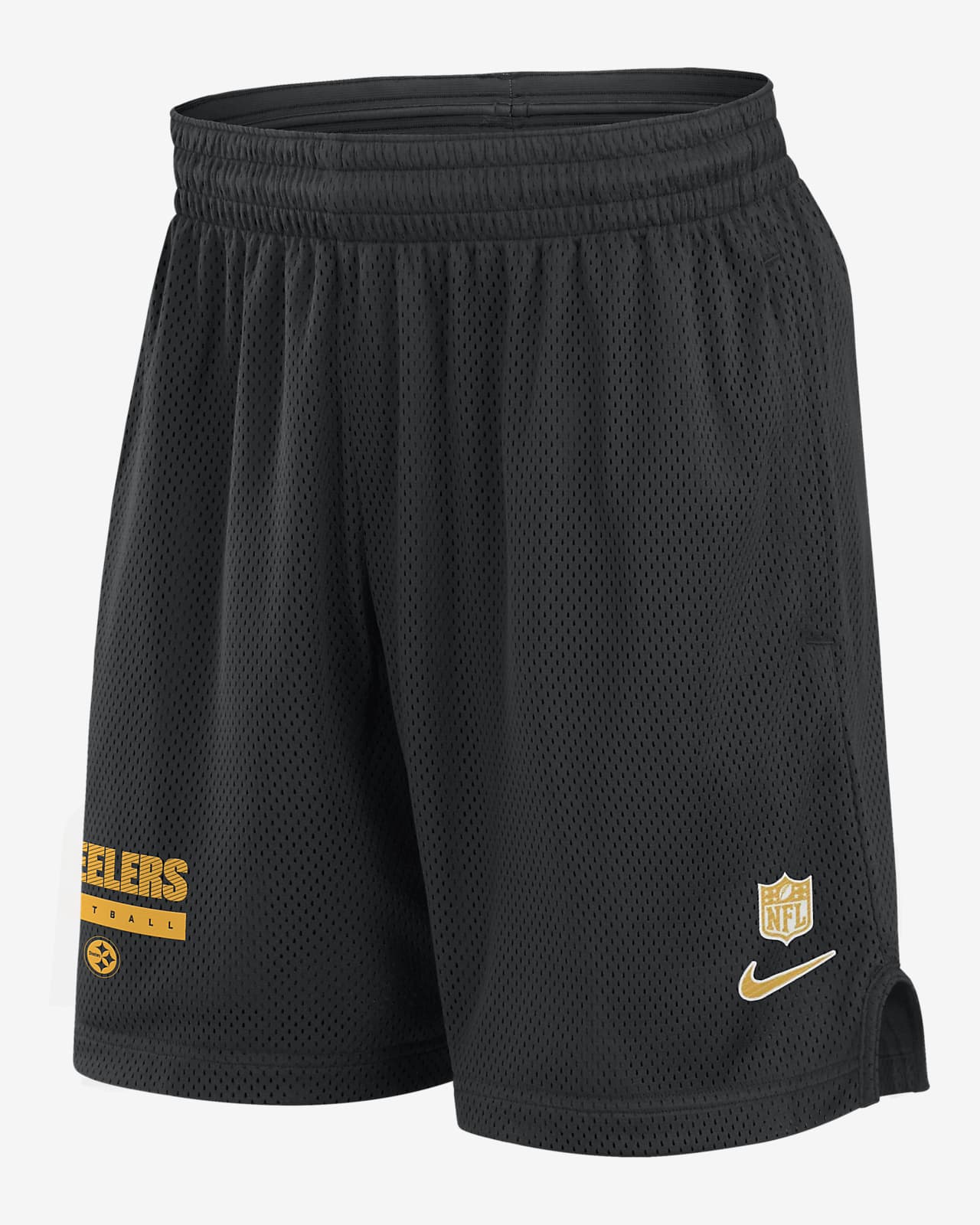 Shorts Nike Dri-FIT de la NFL para hombre Pittsburgh Steelers Sideline