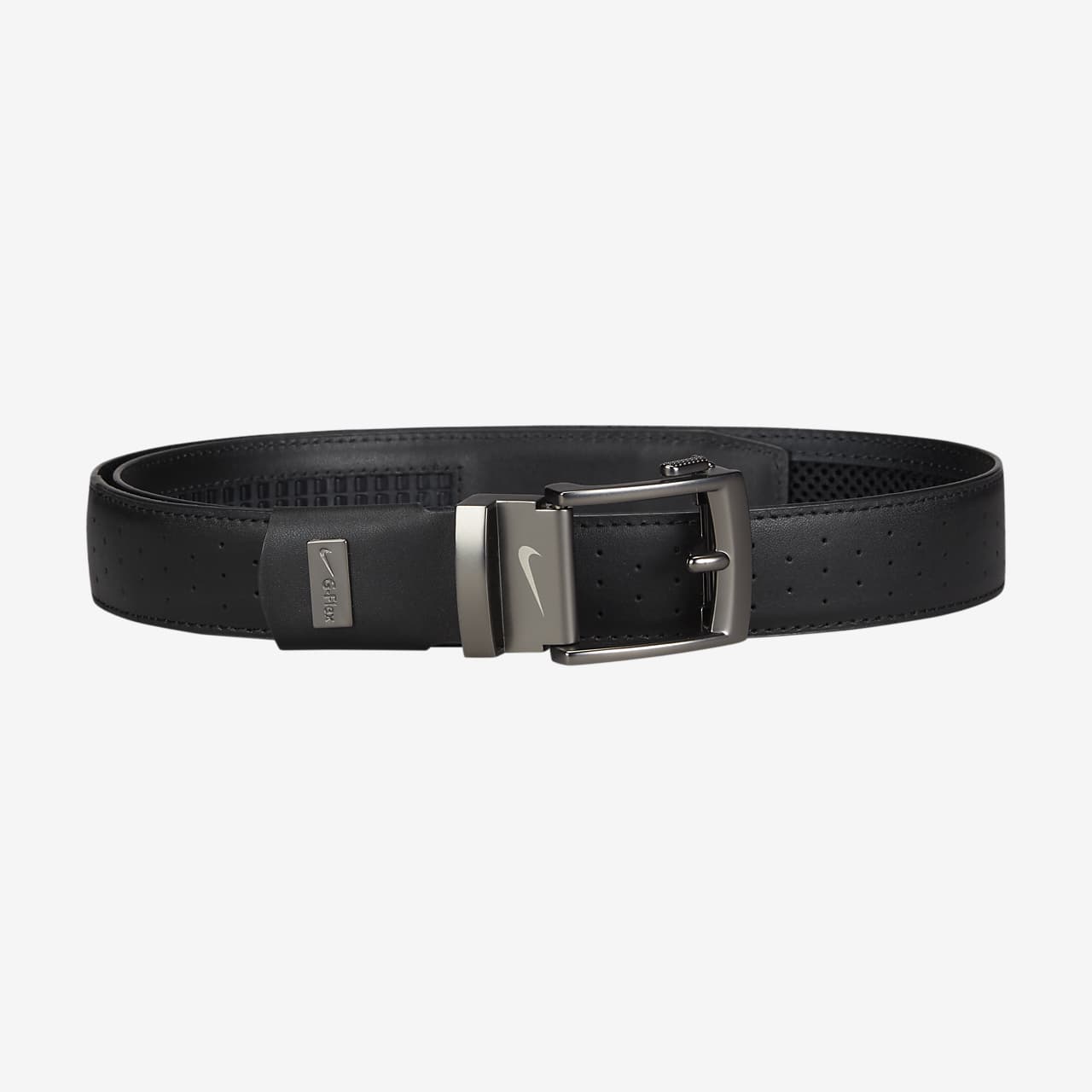 Nike Golf TW Mesh GFlex Custom Fit Belt Black Medium, Black