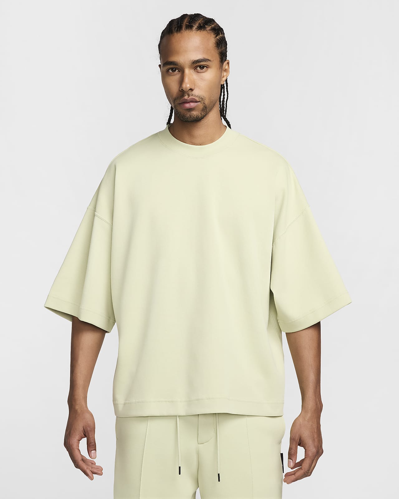 Nike Tech Men's Short-Sleeve Fleece Top