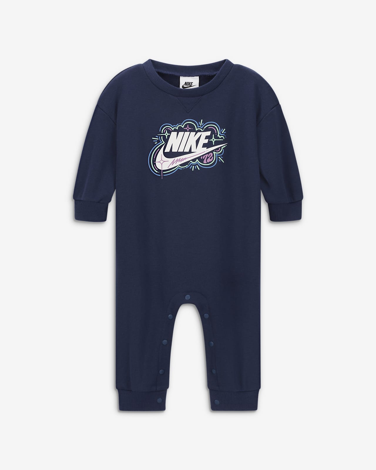 Mini-tuta Nike Sportswear "Art of Play" Icon Romper – Neonati
