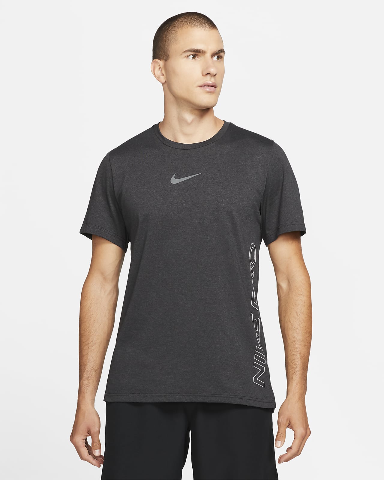 Nike Pro Dri-FIT Burnout kortermet overdel til herre
