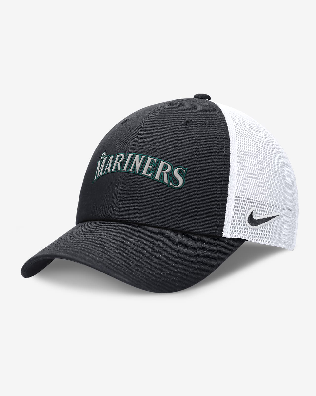 Seattle Mariners Evergreen Wordmark Club Men's Nike MLB Adjustable Hat